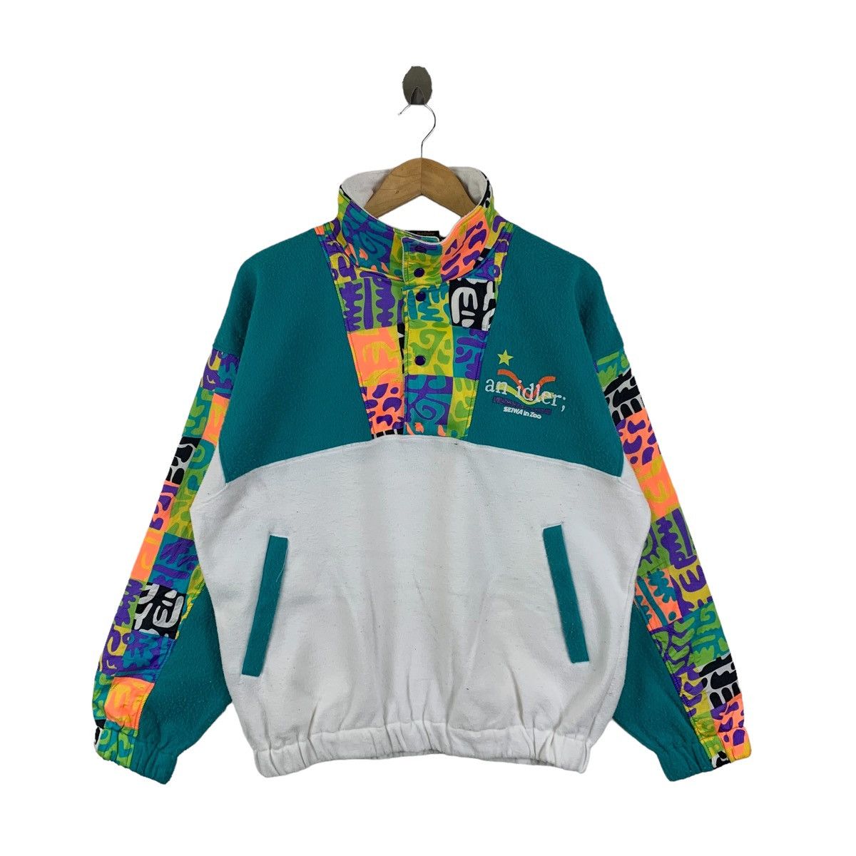 Vintage Vintage HAJIME Chian Motif Habitat Design Fleece Sweatshirt Size US L / EU 52-54 / 3 - 1 Thumbnail