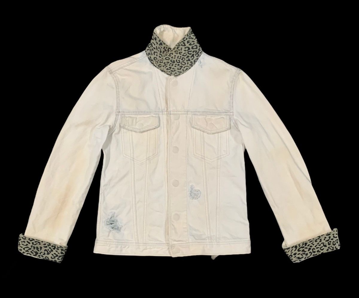 If Six Was Nine × Isamu Katayama Backlash 🇯🇵RARE ‼️ Isamu Katayama Backlash Leopard Denim Trucker Jacket Size US S / EU 44-46 / 1 - 1 Thumbnail