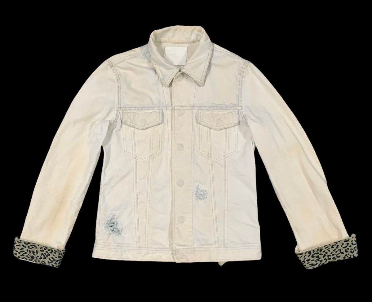If Six Was Nine × Isamu Katayama Backlash 🇯🇵RARE ‼️ Isamu Katayama Backlash Leopard Denim Trucker Jacket Size US S / EU 44-46 / 1 - 2 Thumbnail