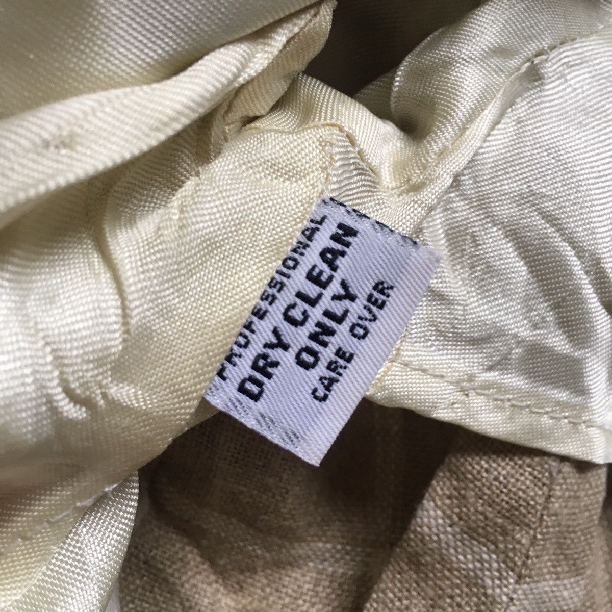 Calvin Klein × Vintage vintage 80s linen blazer Size 38S - 6 Thumbnail