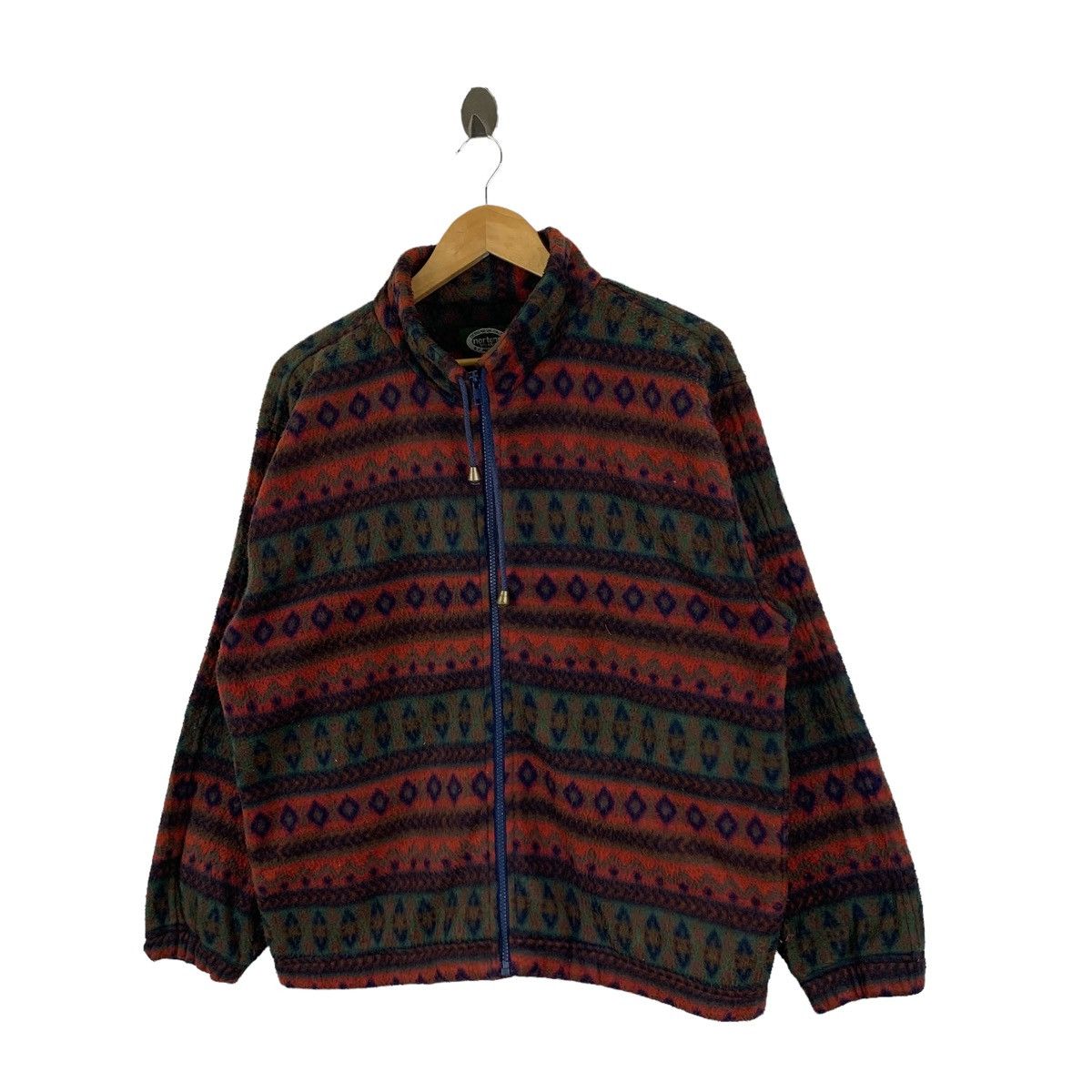 Massimo Osti × Vintage Vintage NORTONS MILANO By Massimo Navajo Fleece Sweaters Size US M / EU 48-50 / 2 - 4 Thumbnail
