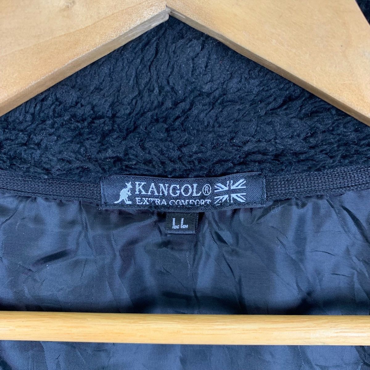 Kangol × Vintage Vintage KANGOL Classic Retro-X Design Fleece Sweater Jacket Size US L / EU 52-54 / 3 - 7 Thumbnail