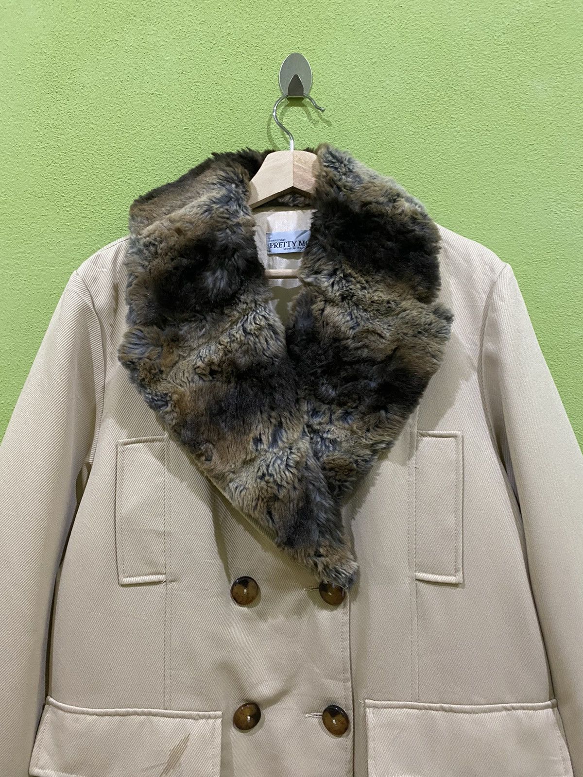 Designer 🔥Archive🔥Pretty Mode Made In Italy Long Fur Jacket Size US S / EU 44-46 / 1 - 3 Thumbnail