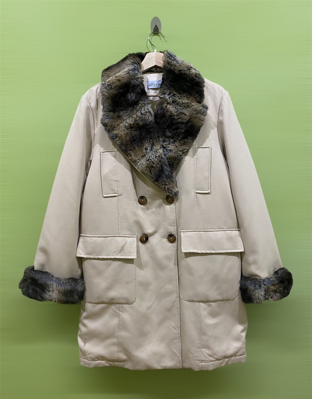 Designer 🔥Archive🔥Pretty Mode Made In Italy Long Fur Jacket Size US S / EU 44-46 / 1 - 1 Thumbnail