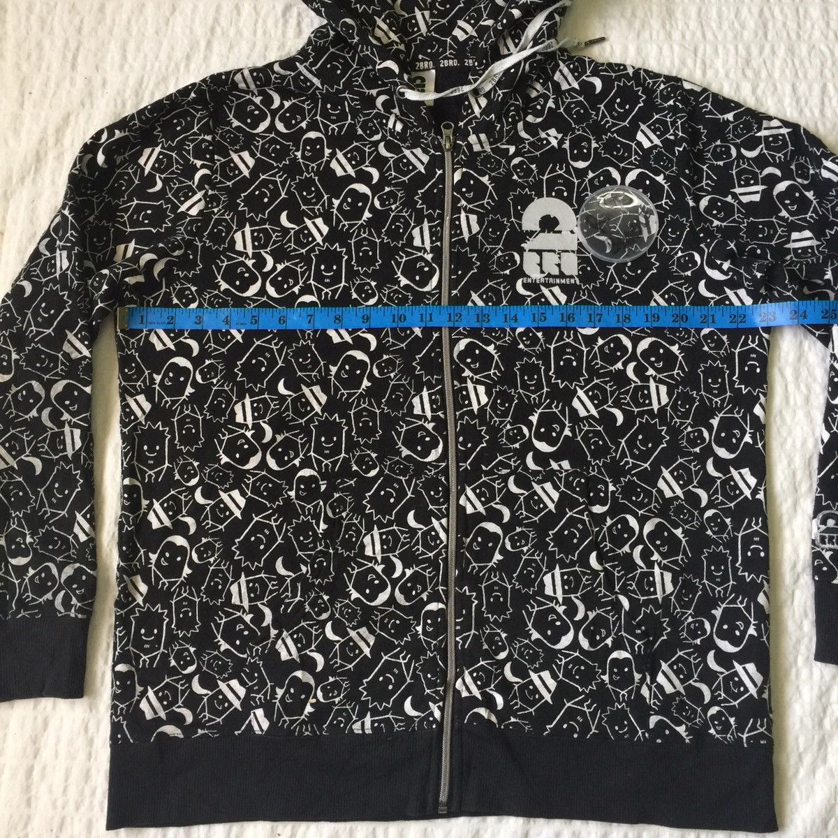 Anime Black full print 2bro entertainment japanese anime hoodie Size US L / EU 52-54 / 3 - 14 Thumbnail