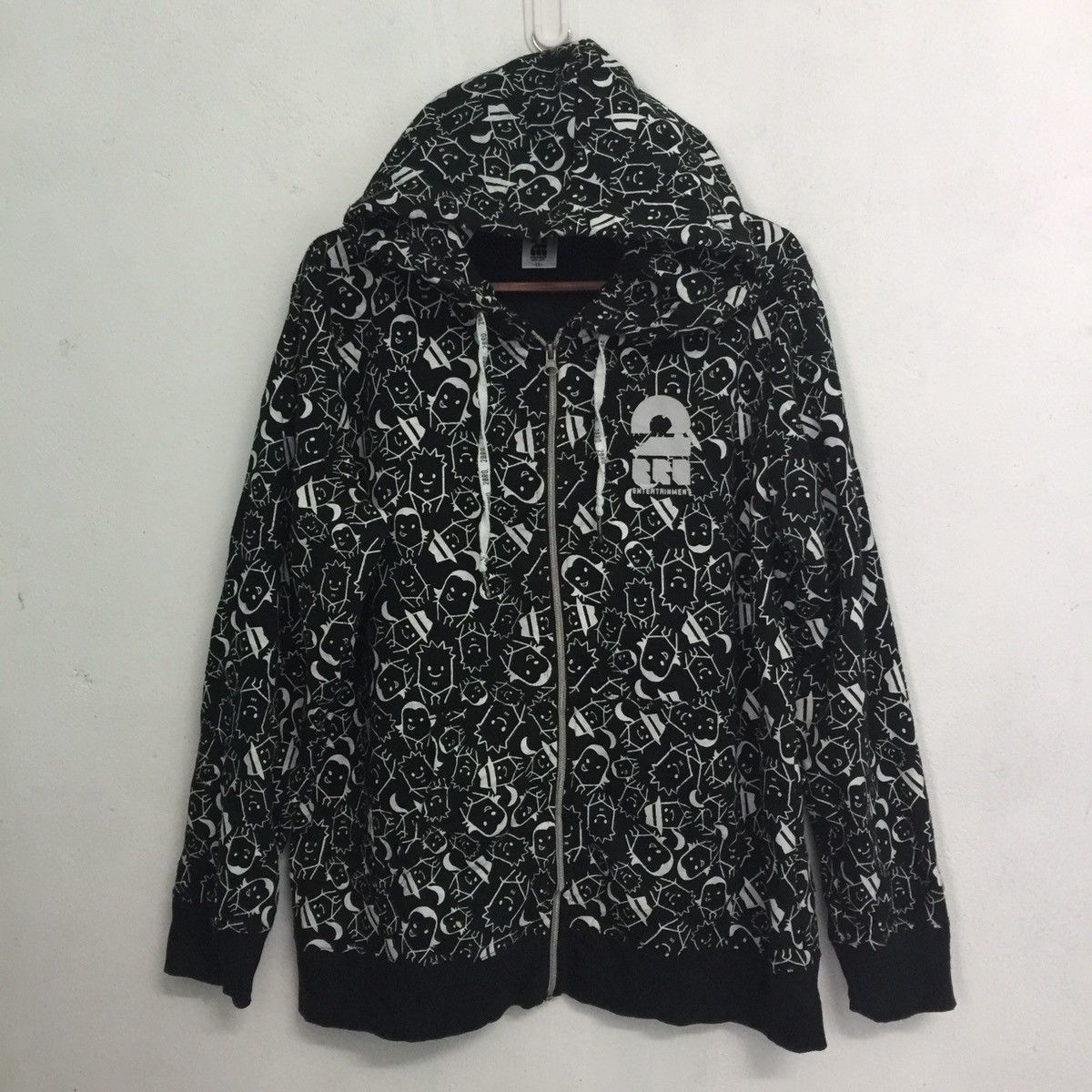 Anime Black full print 2bro entertainment japanese anime hoodie Size US L / EU 52-54 / 3 - 2 Thumbnail