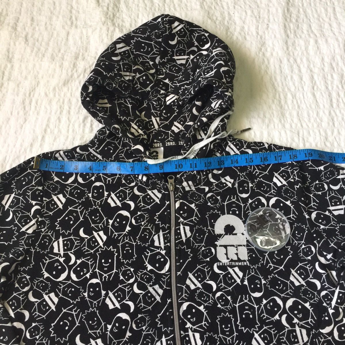 Anime Black full print 2bro entertainment japanese anime hoodie Size US L / EU 52-54 / 3 - 13 Thumbnail
