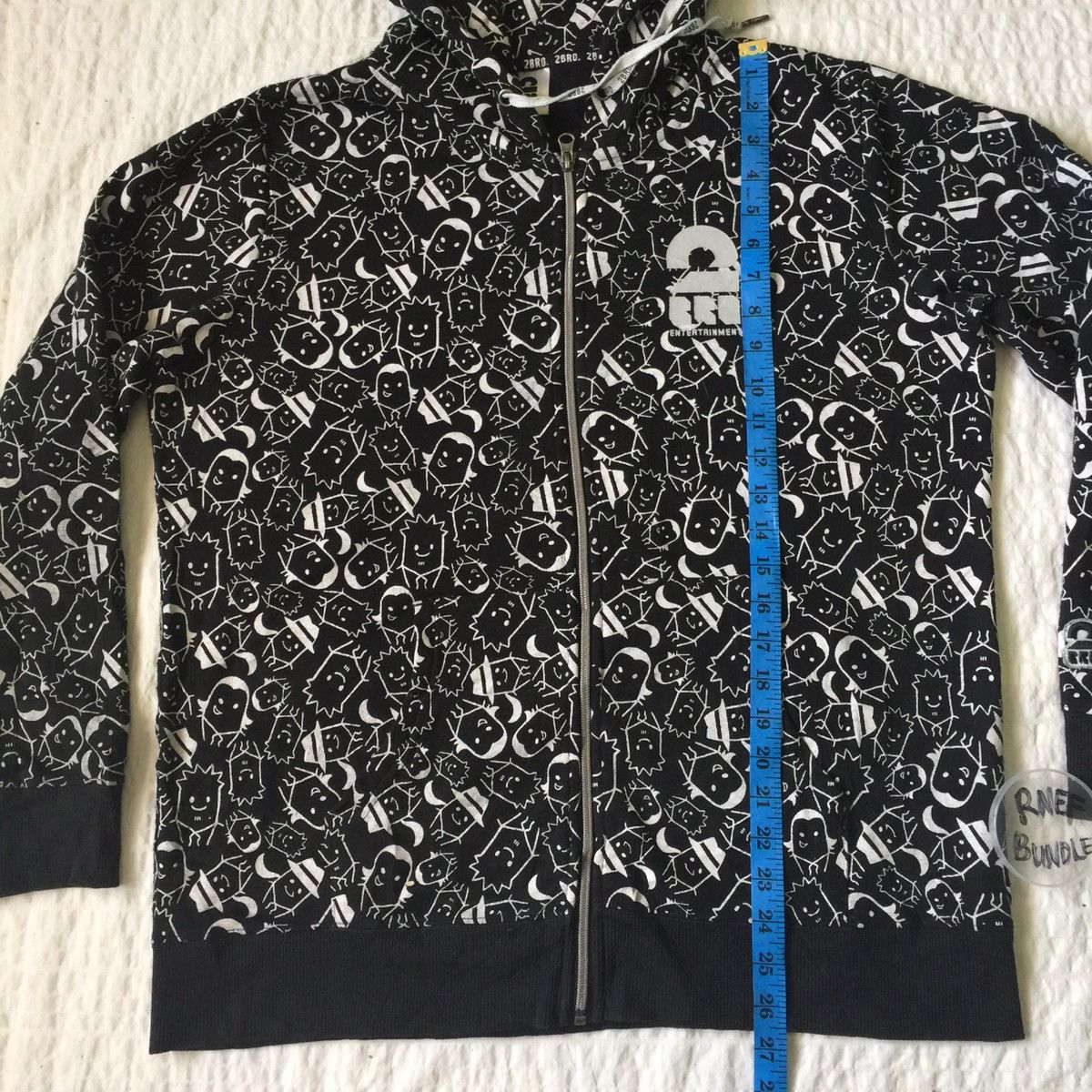Anime Black full print 2bro entertainment japanese anime hoodie Size US L / EU 52-54 / 3 - 15 Thumbnail