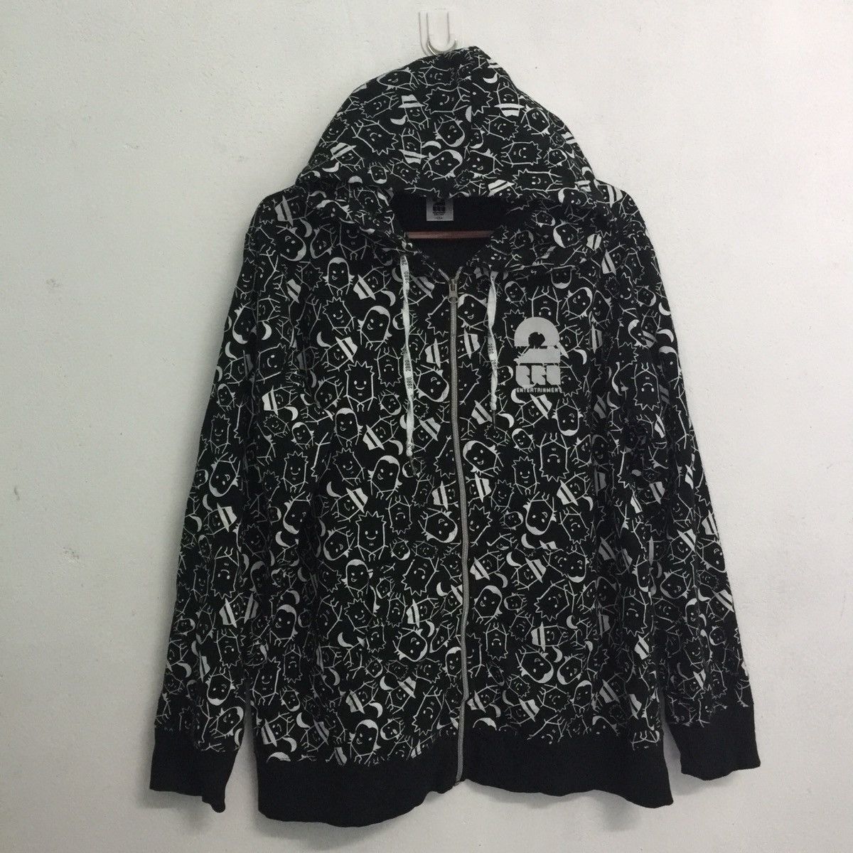 Anime Black full print 2bro entertainment japanese anime hoodie Size US L / EU 52-54 / 3 - 4 Thumbnail