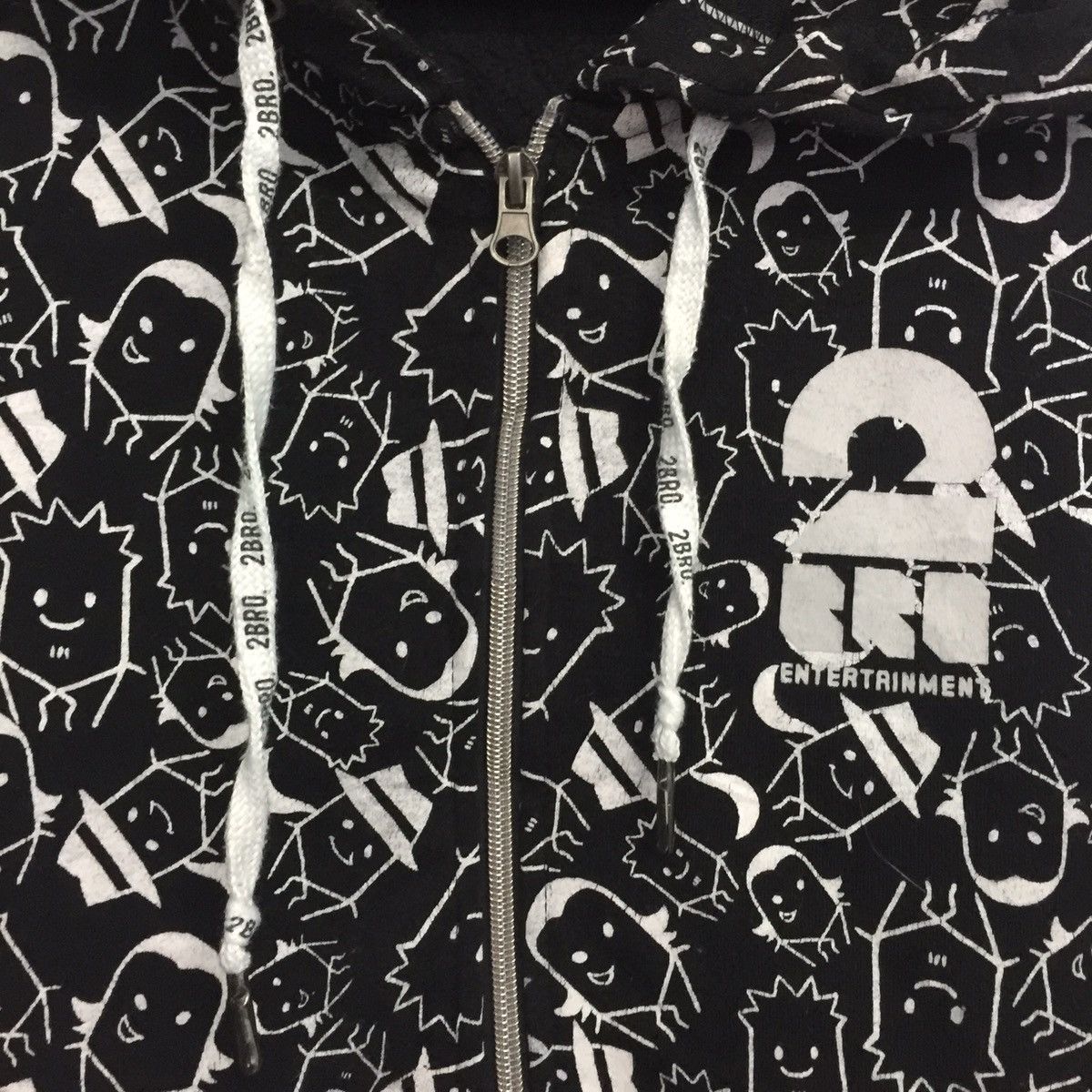 Anime Black full print 2bro entertainment japanese anime hoodie Size US L / EU 52-54 / 3 - 7 Thumbnail