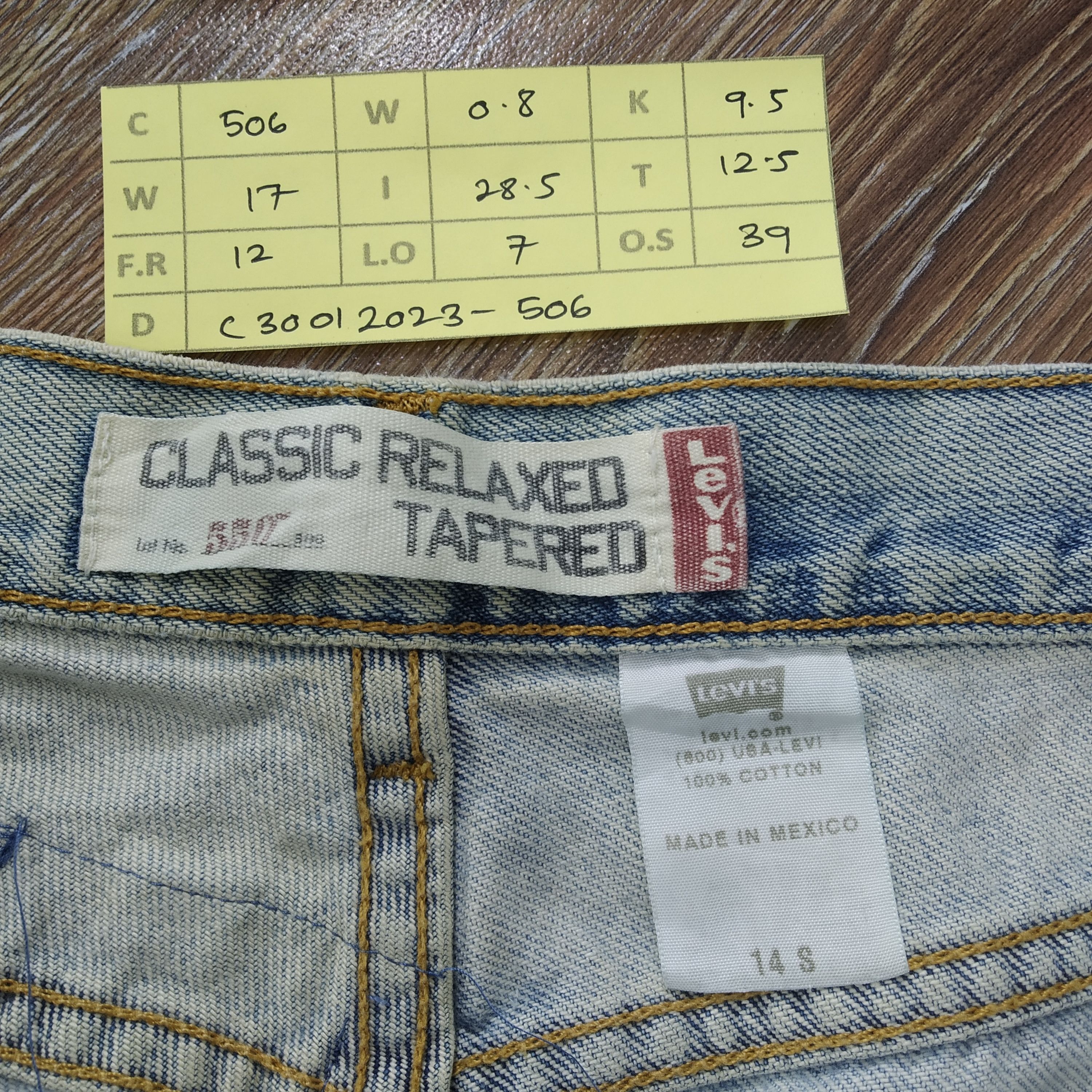 Levi's Vintage 90s Levi's 550 Stonewash Denim Blue Jeans Grunge Size US 34 / EU 50 - 13 Thumbnail