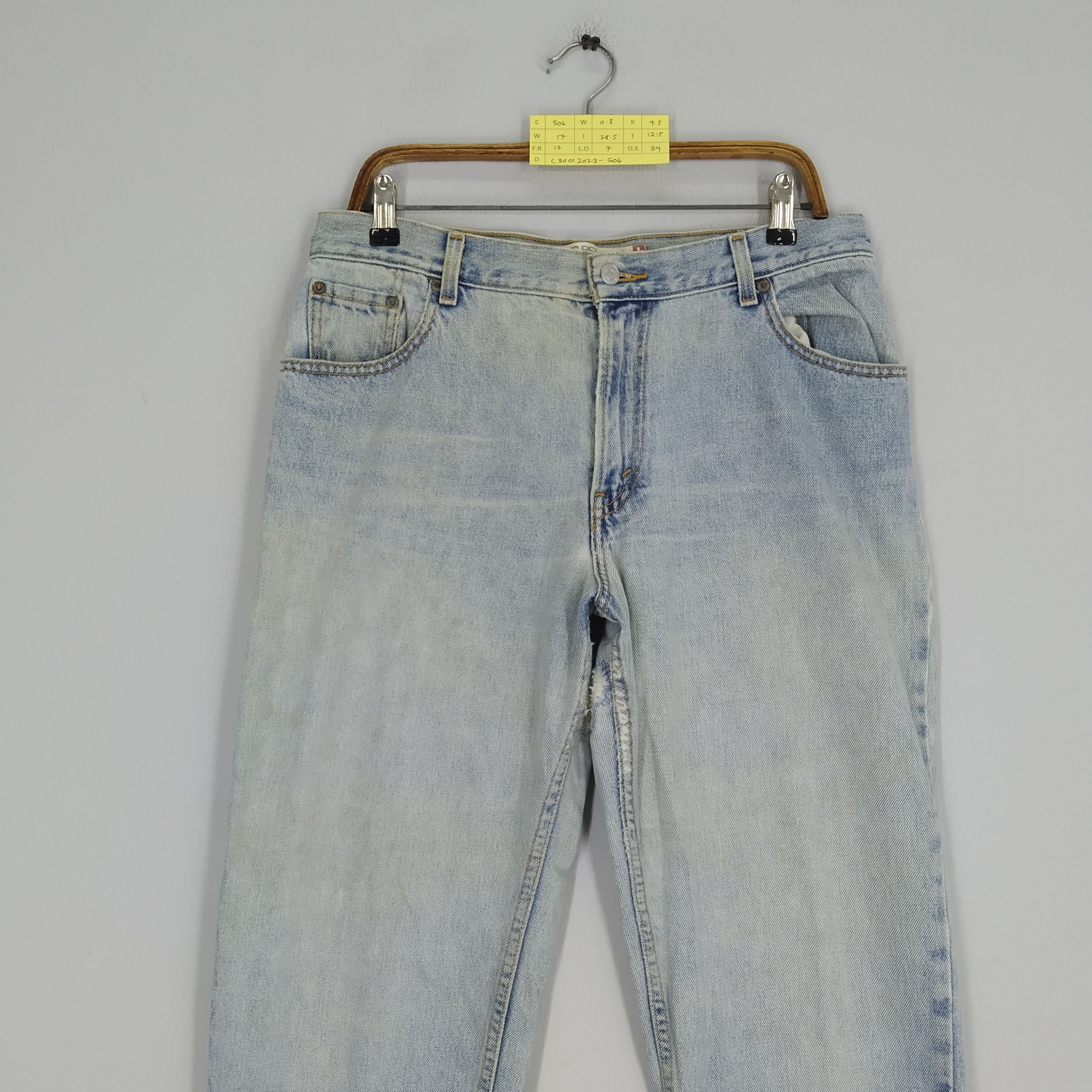 Levi's Vintage 90s Levi's 550 Stonewash Denim Blue Jeans Grunge Size US 34 / EU 50 - 3 Thumbnail