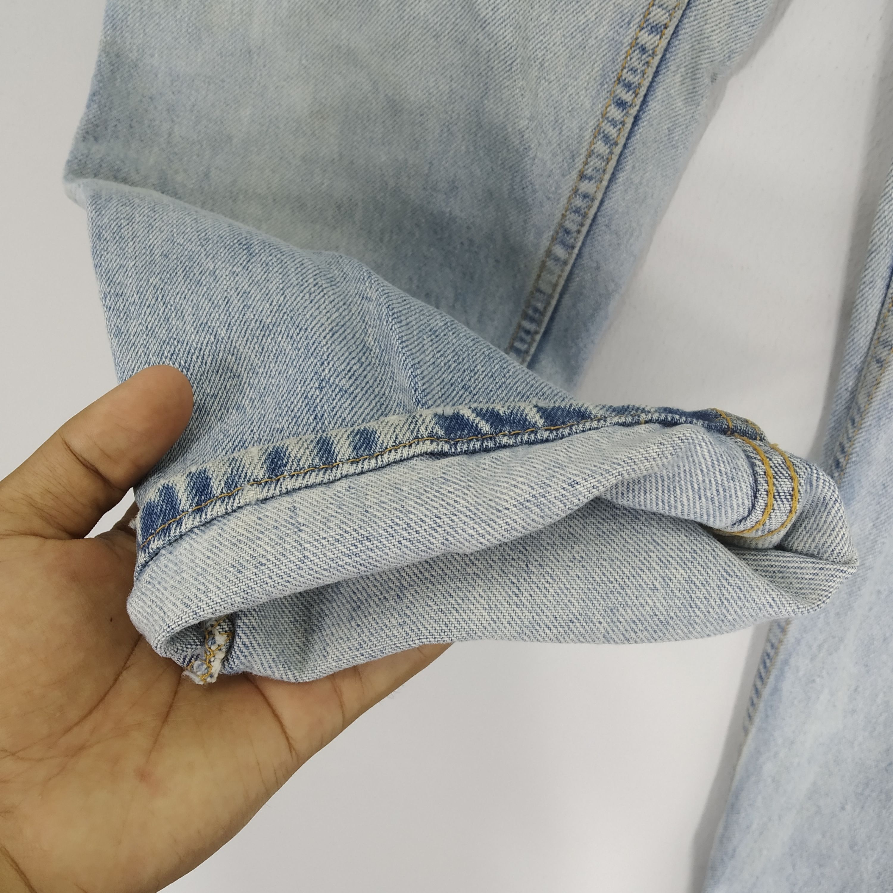 Levi's Vintage 90s Levi's 550 Stonewash Denim Blue Jeans Grunge Size US 34 / EU 50 - 8 Thumbnail