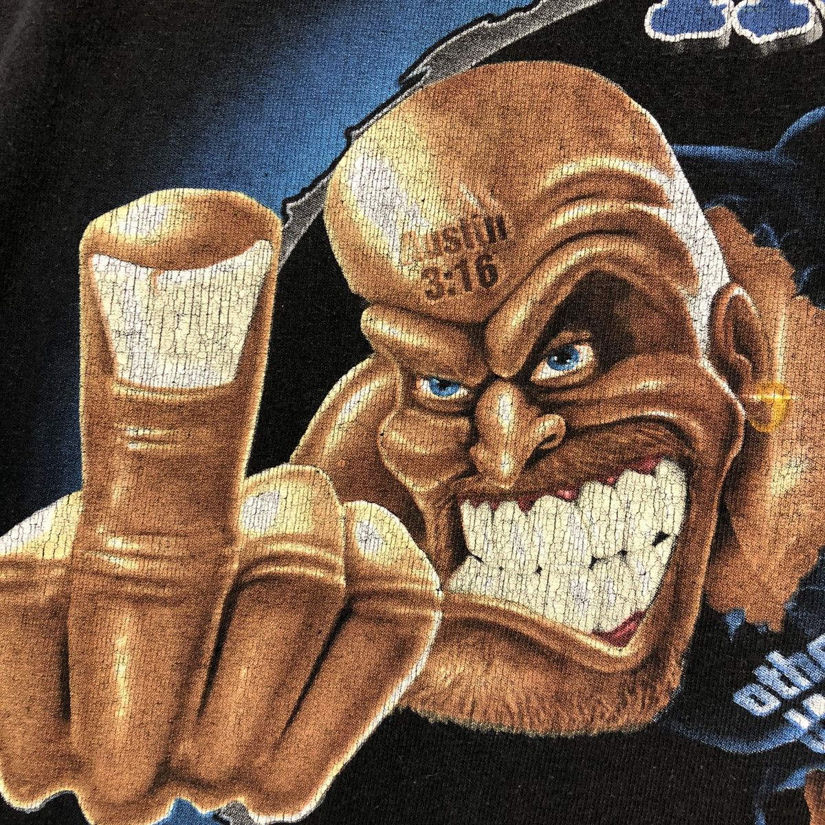 WWF Vintage 90s WWF Steve Austin T Shirt Horse You Rode On Tee Size US XL / EU 56 / 4 - 3 Thumbnail