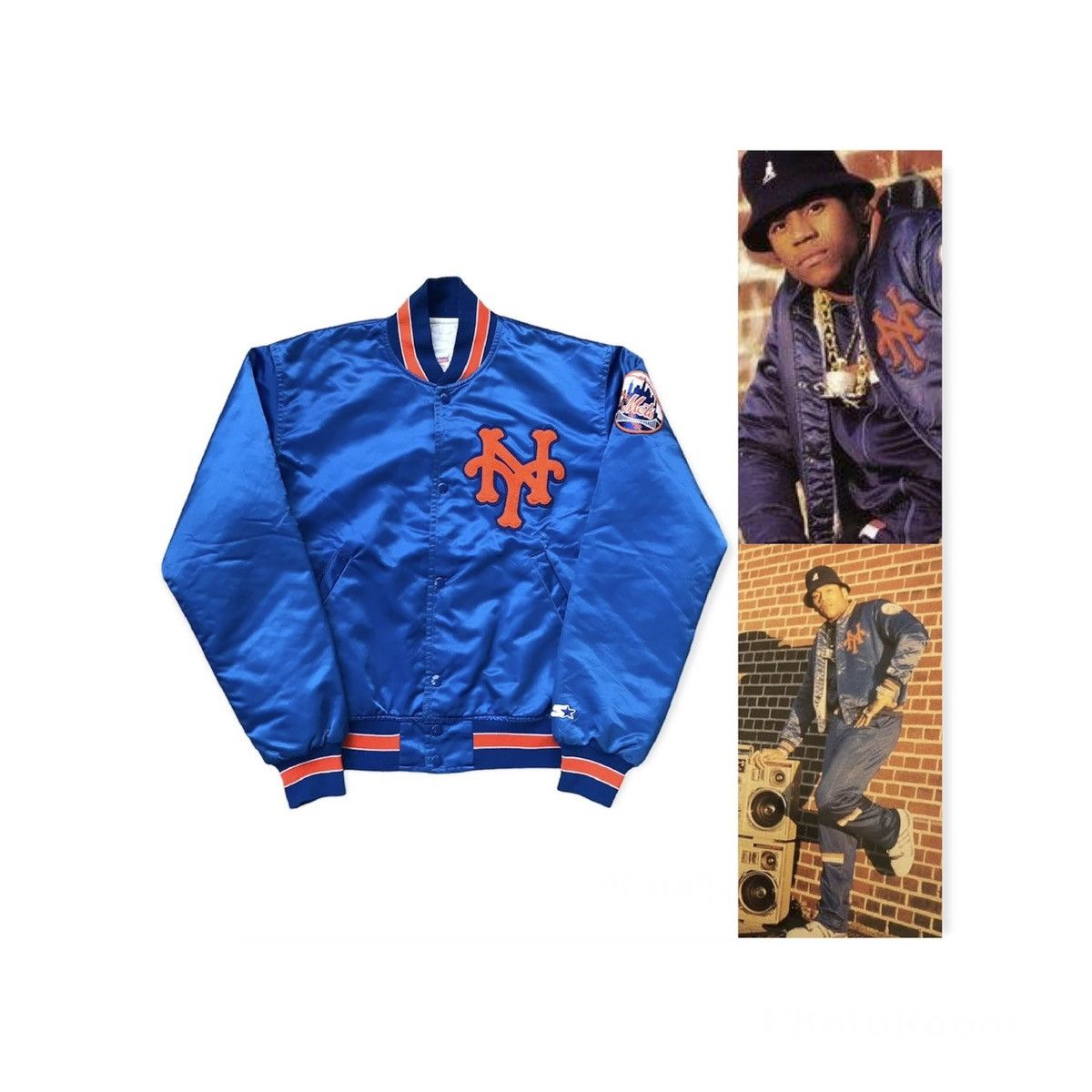 90's New York Mets Starter MLB Windbreaker Jacket Size Medium