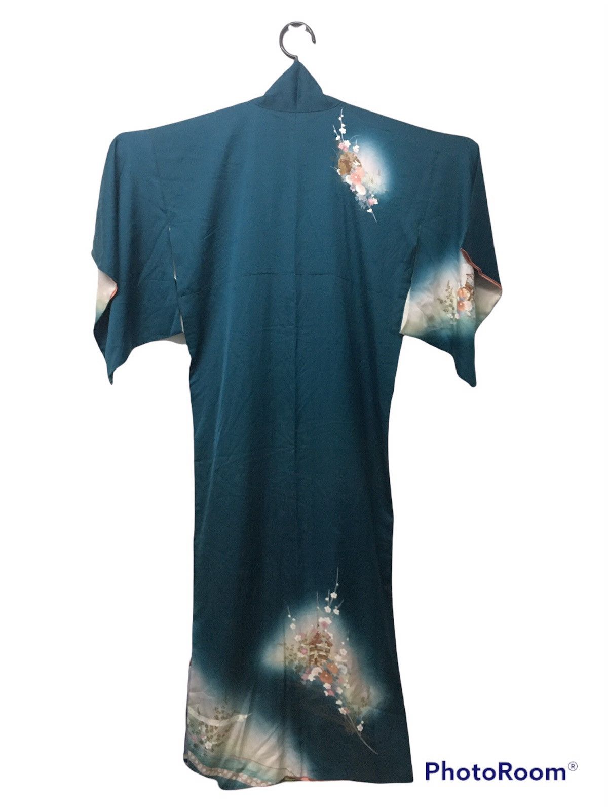 Japanese Brand Vintage 80s Hand Dyed Long Cardigan/Kimono Silk Size US L / EU 52-54 / 3 - 4 Thumbnail
