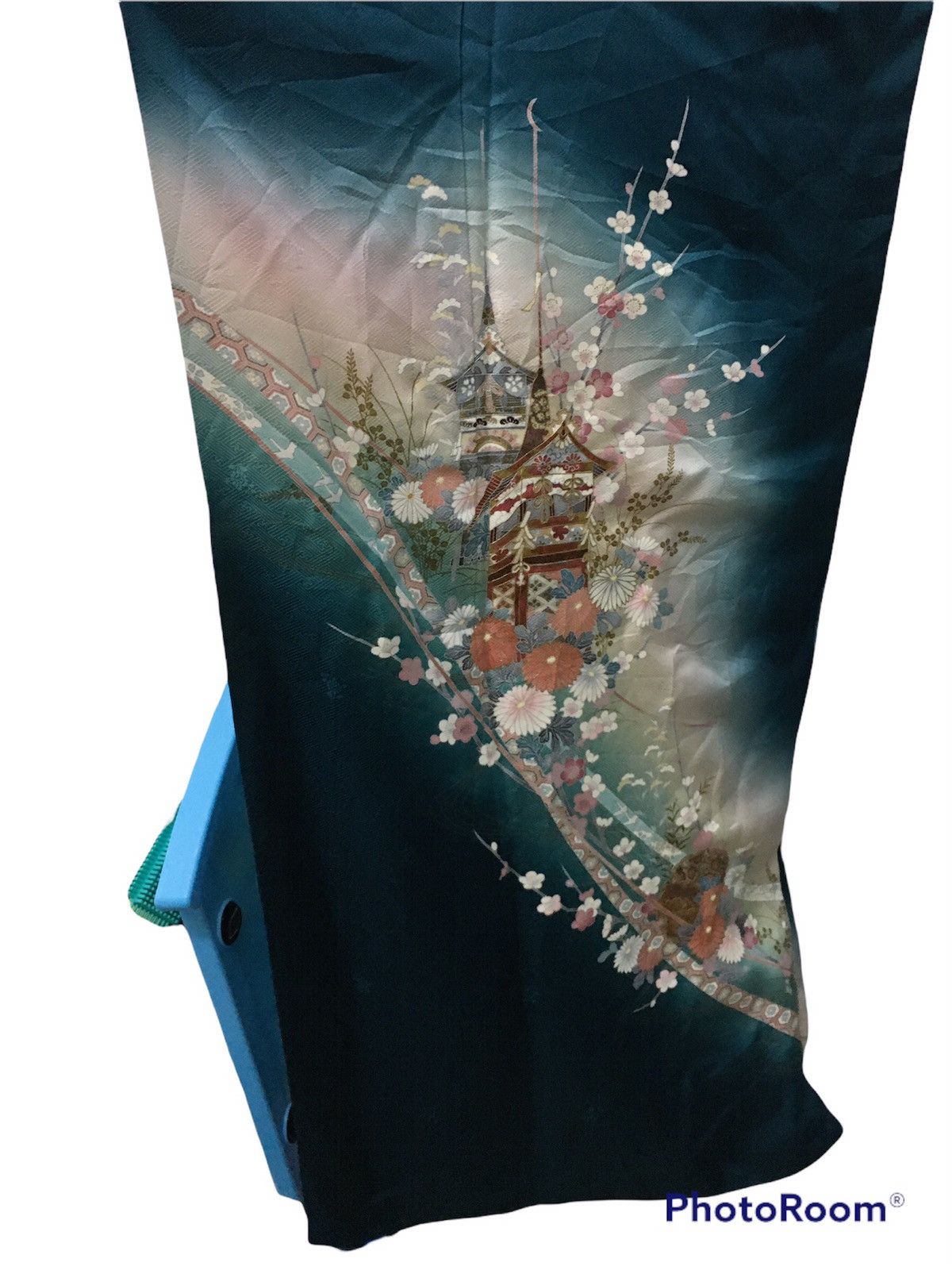 Japanese Brand Vintage 80s Hand Dyed Long Cardigan/Kimono Silk Size US L / EU 52-54 / 3 - 2 Thumbnail