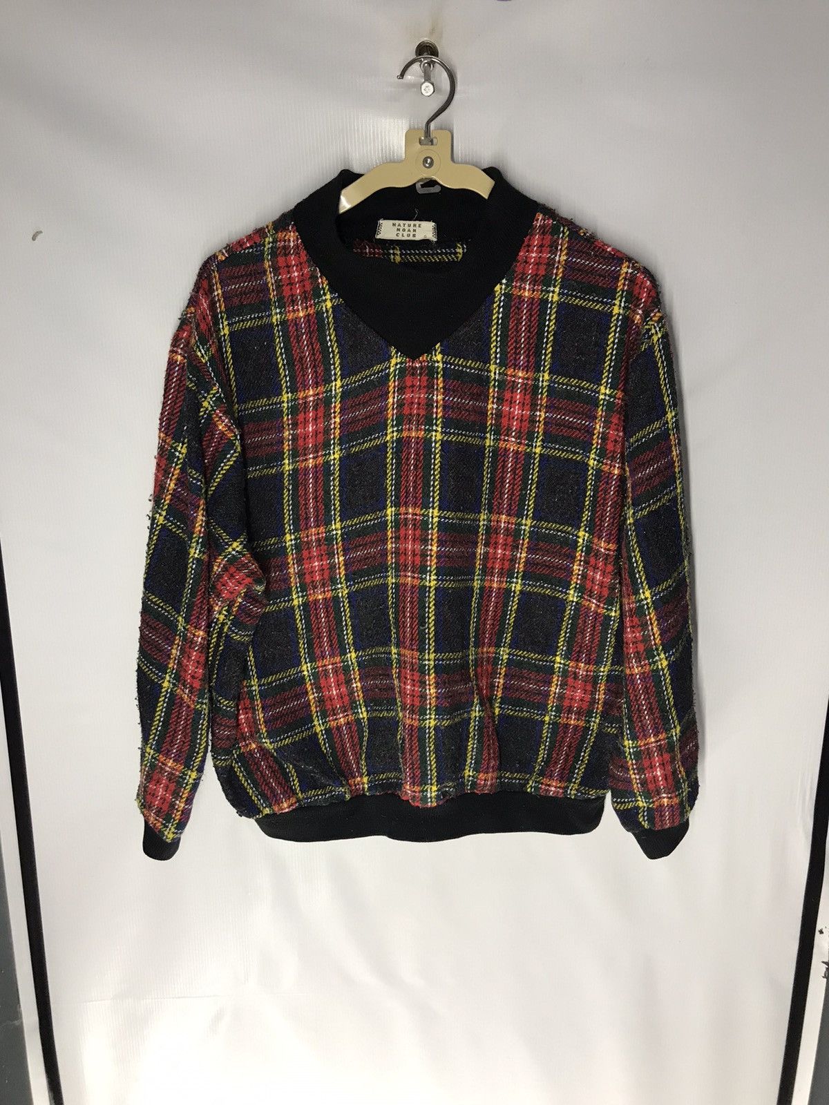 Japanese Brand Knit sweatshirt stripe by nature noah club Size US M / EU 48-50 / 2 - 6 Thumbnail