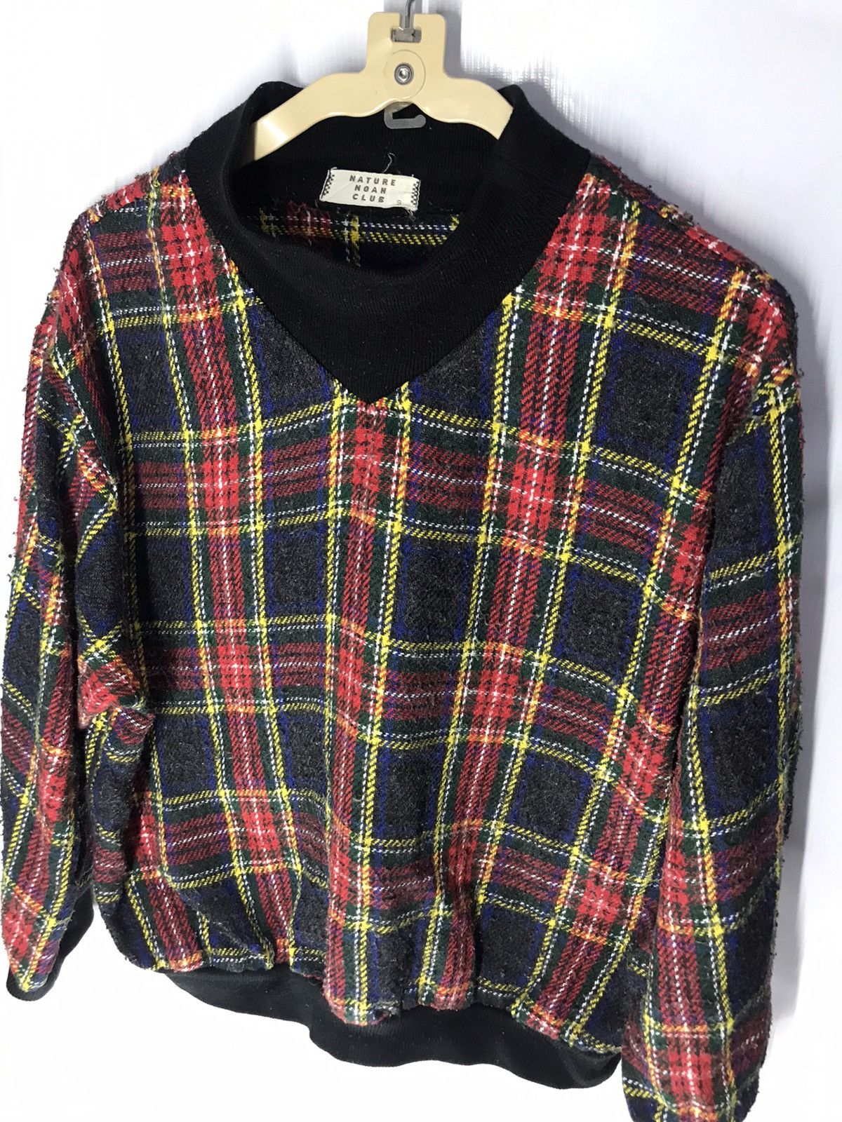 Japanese Brand Knit sweatshirt stripe by nature noah club Size US M / EU 48-50 / 2 - 5 Thumbnail
