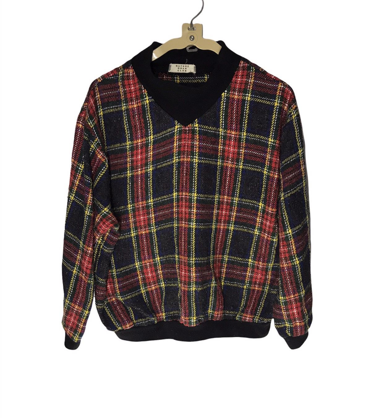 Japanese Brand Knit sweatshirt stripe by nature noah club Size US M / EU 48-50 / 2 - 1 Thumbnail