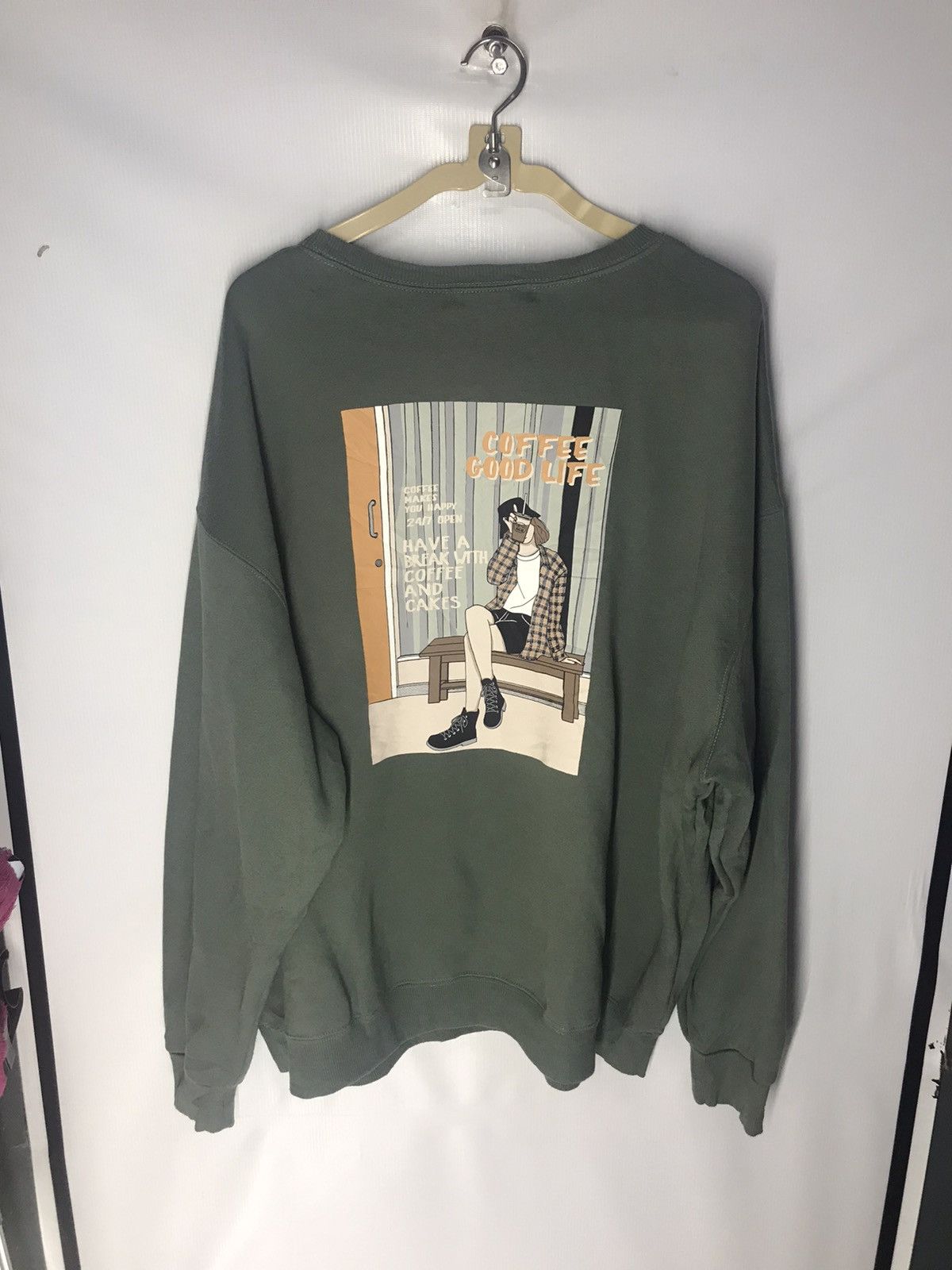 Japanese Brand Coffee good life by kutir beggie crewneck sweatshirt Size US L / EU 52-54 / 3 - 8 Thumbnail