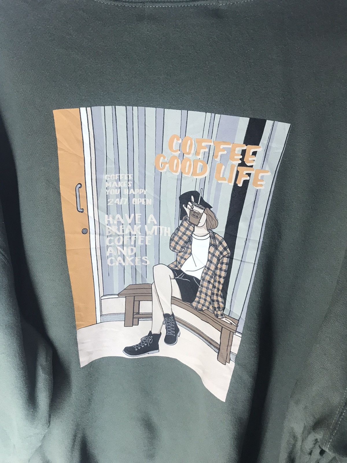 Japanese Brand Coffee good life by kutir beggie crewneck sweatshirt Size US L / EU 52-54 / 3 - 5 Thumbnail