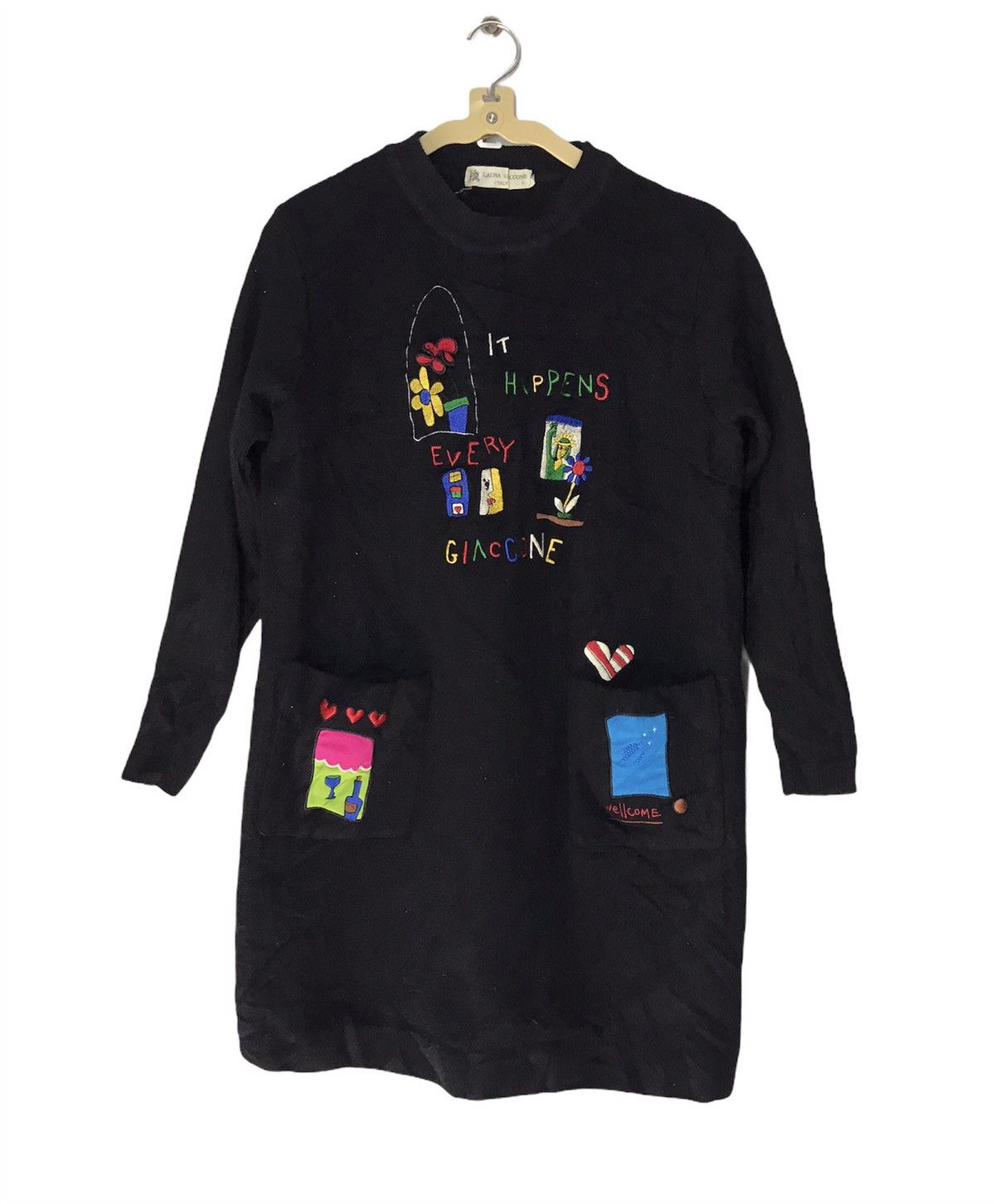 Designer Laura giaccone two poket sweatshirt long women Size M / US 6-8 / IT 42-44 - 1 Thumbnail