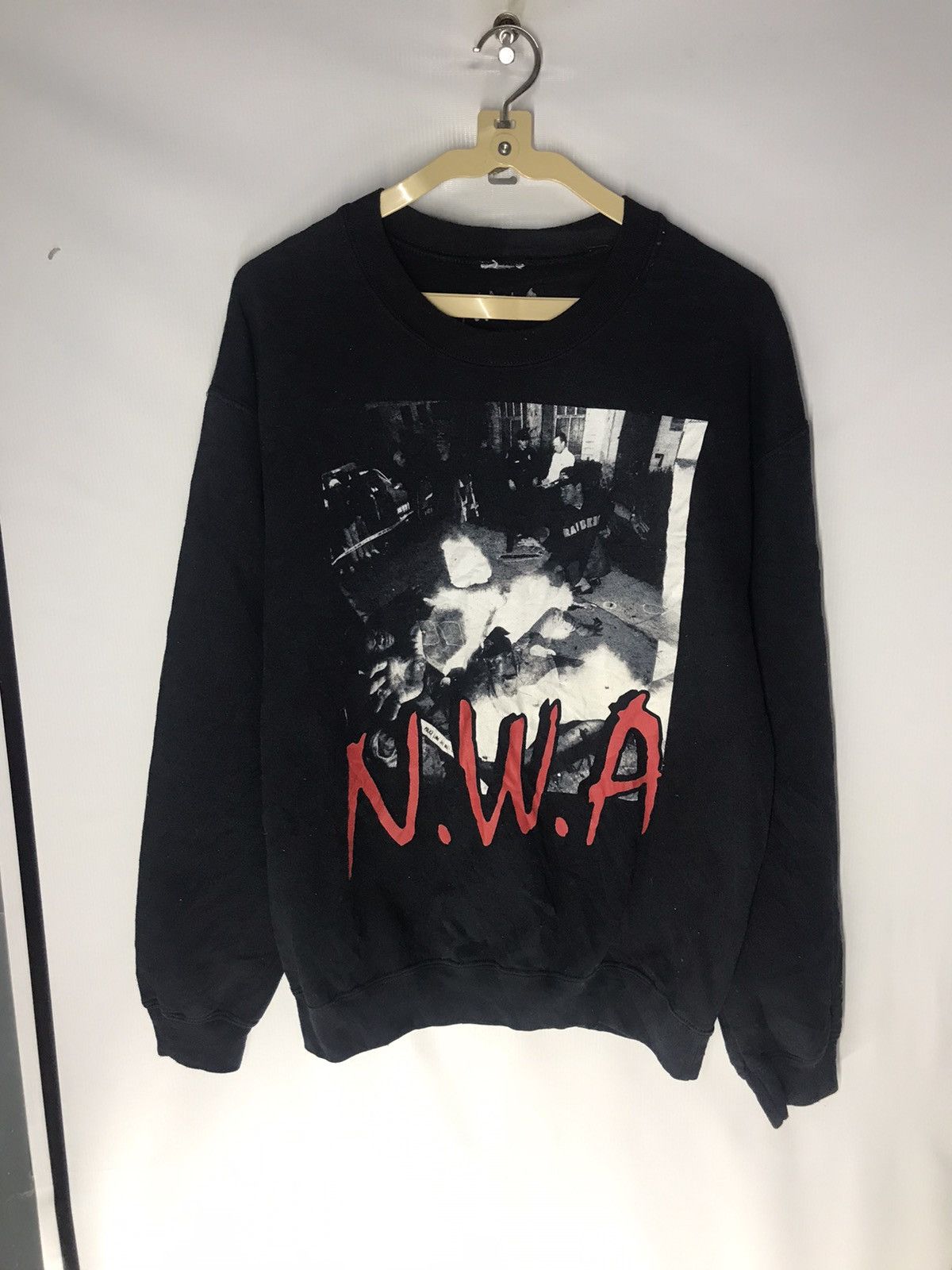 Rap Tees N.W.A hip hop group crewneck sweatshirt Size US M / EU 48-50 / 2 - 5 Thumbnail