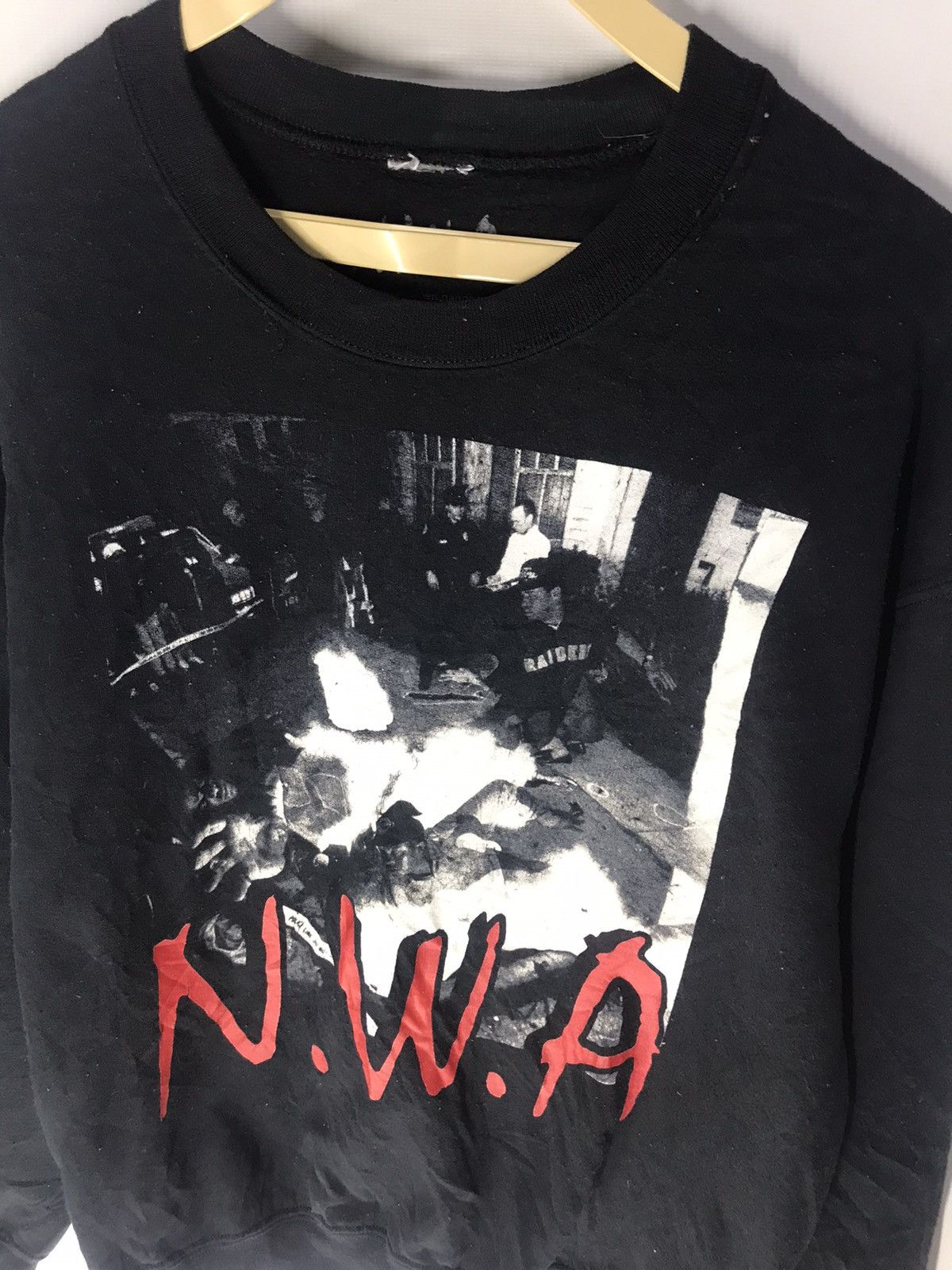 Rap Tees N.W.A hip hop group crewneck sweatshirt Size US M / EU 48-50 / 2 - 4 Thumbnail