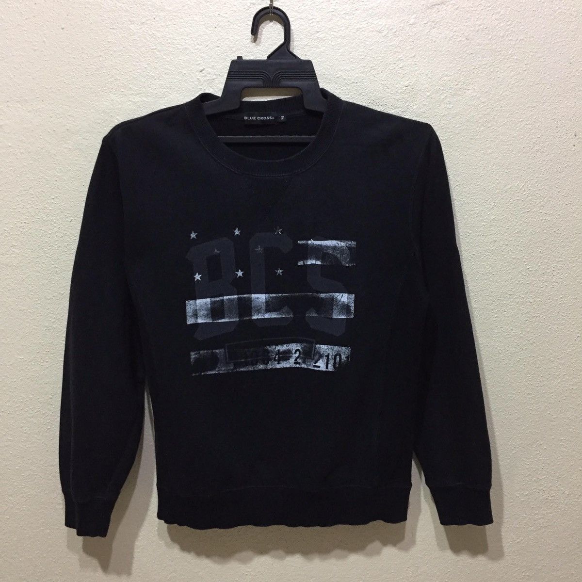 Designer Blue Cross Sweatshirt spell out Big Logo size M Size US M / EU 48-50 / 2 - 1 Thumbnail
