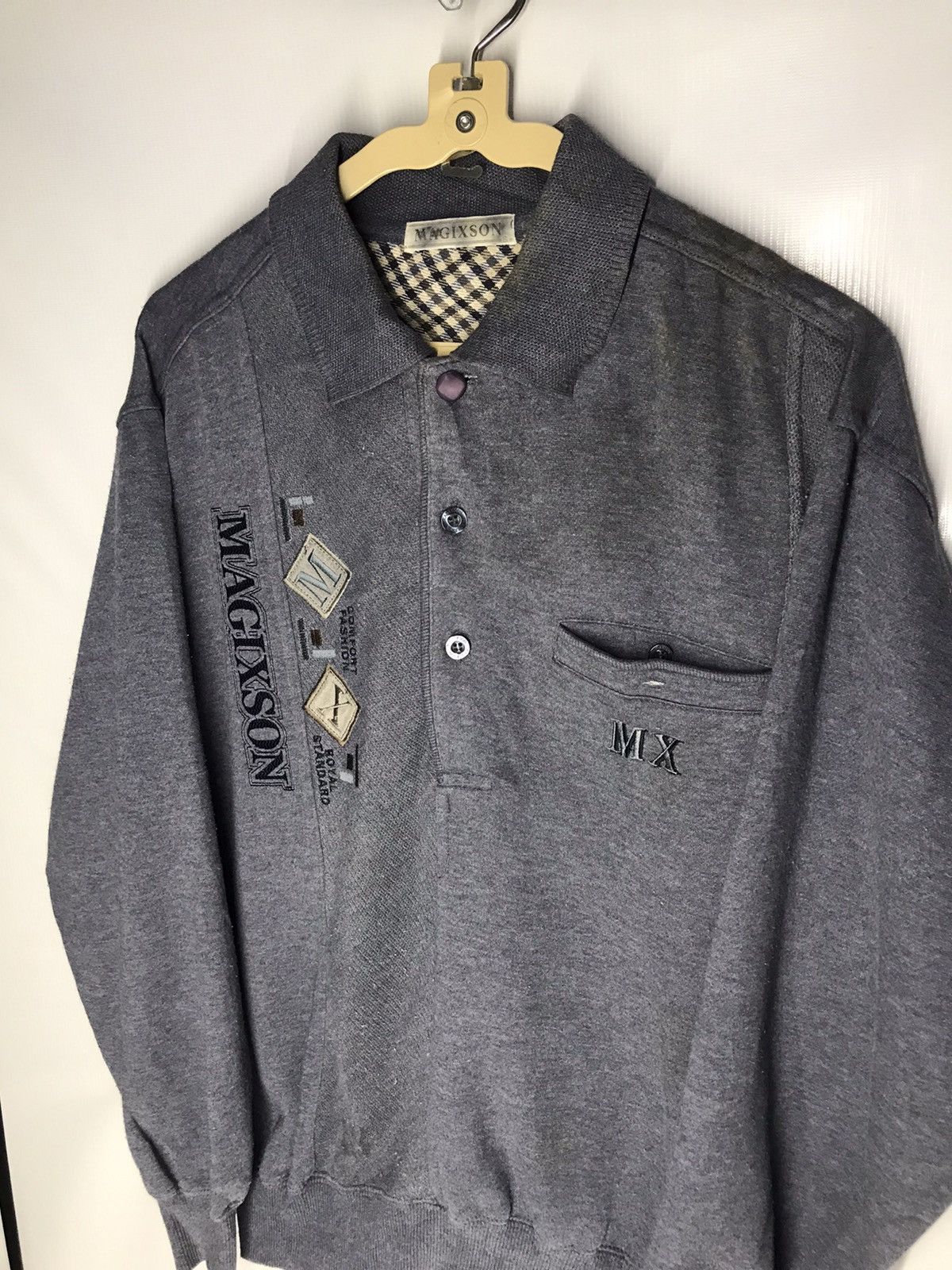 Japanese Brand Magixson half button sweatshirt Size US S / EU 44-46 / 1 - 3 Thumbnail