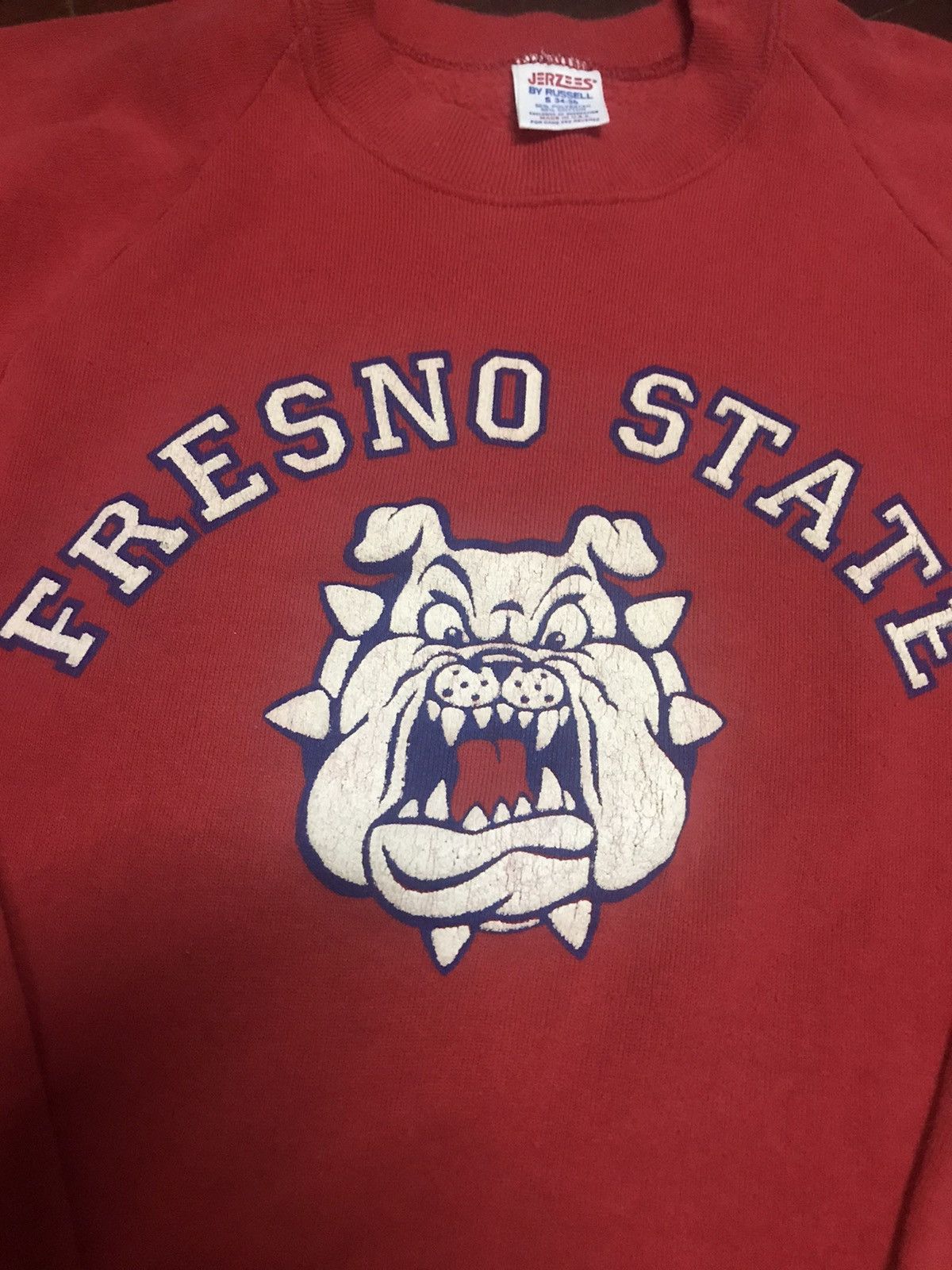 Jerzees × Vintage Vintage Fresno State Bulldogs Crewneck Sweatshirt Size US S / EU 44-46 / 1 - 4 Thumbnail