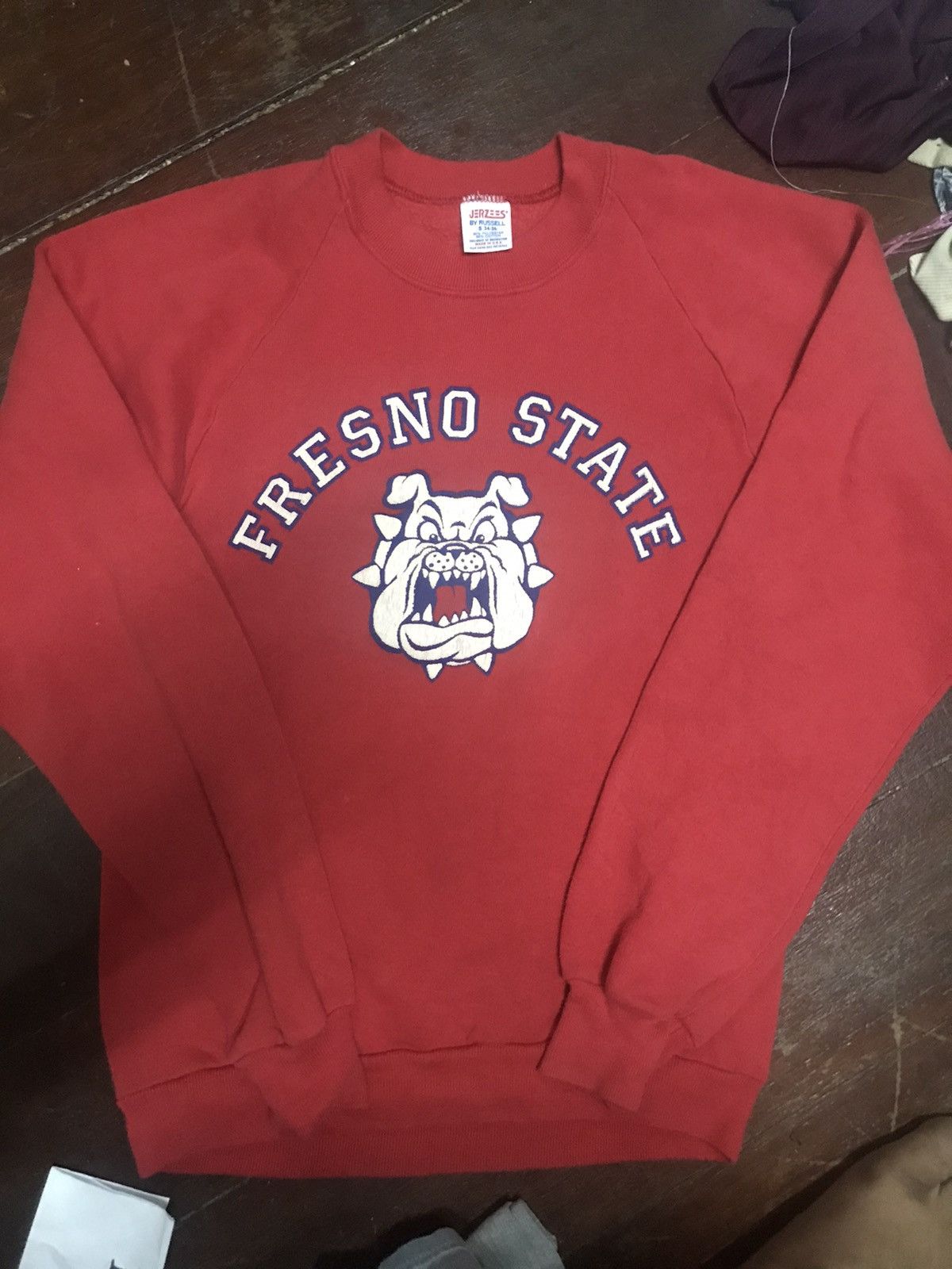 Jerzees × Vintage Vintage Fresno State Bulldogs Crewneck Sweatshirt Size US S / EU 44-46 / 1 - 5 Thumbnail