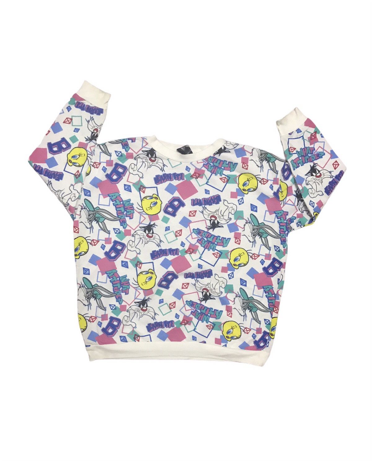 Cartoon Network Looney Tunes Cartoon Network Full Print beggie Sweatshirt Size US L / EU 52-54 / 3 - 1 Thumbnail
