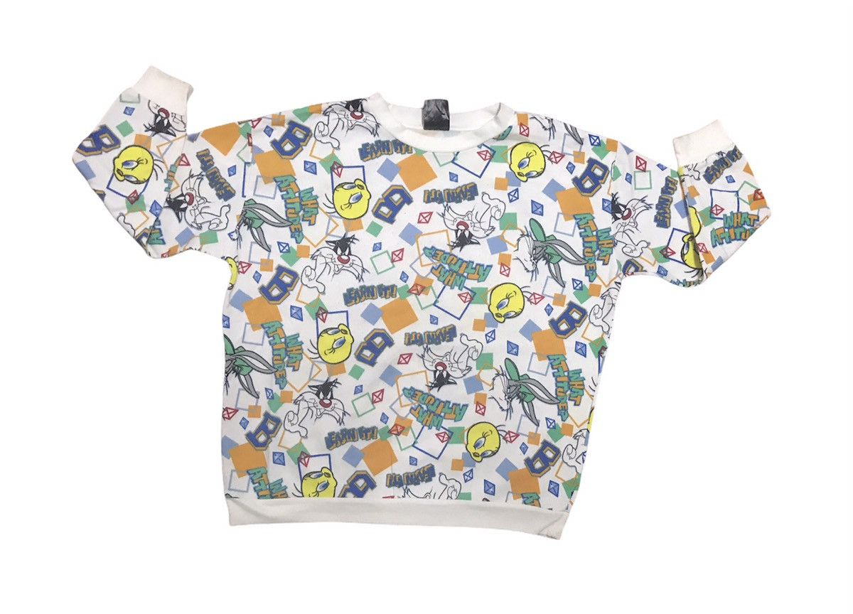Cartoon Network × Vintage Looney Tunes FullPrint Sweatshirt Size US L / EU 52-54 / 3 - 1 Thumbnail