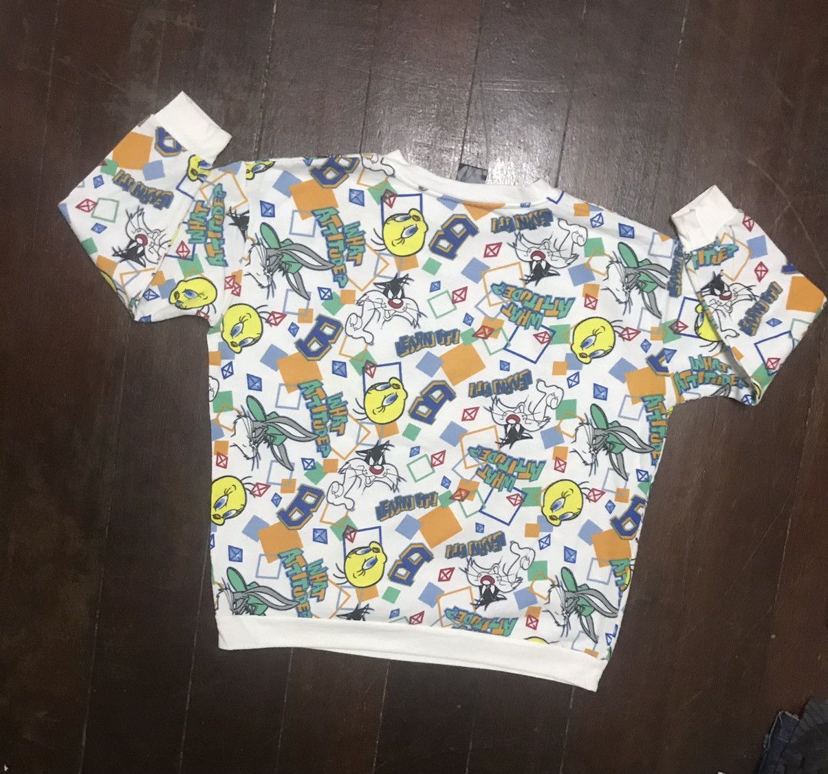 Cartoon Network × Vintage Looney Tunes FullPrint Sweatshirt Size US L / EU 52-54 / 3 - 7 Thumbnail