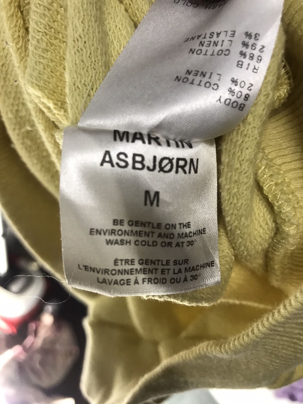 Designer × Martin Asbjorn Martin osbjorn beggie sweatshirt made in Portugal Size US M / EU 48-50 / 2 - 4 Thumbnail