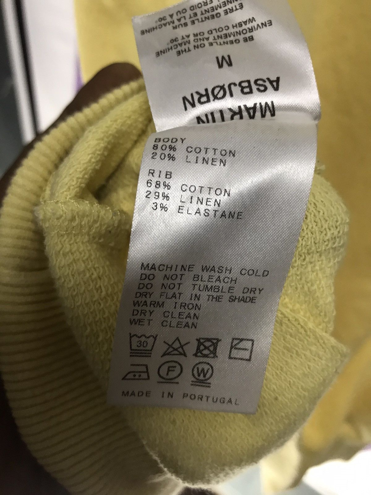 Designer × Martin Asbjorn Martin osbjorn beggie sweatshirt made in Portugal Size US M / EU 48-50 / 2 - 5 Thumbnail