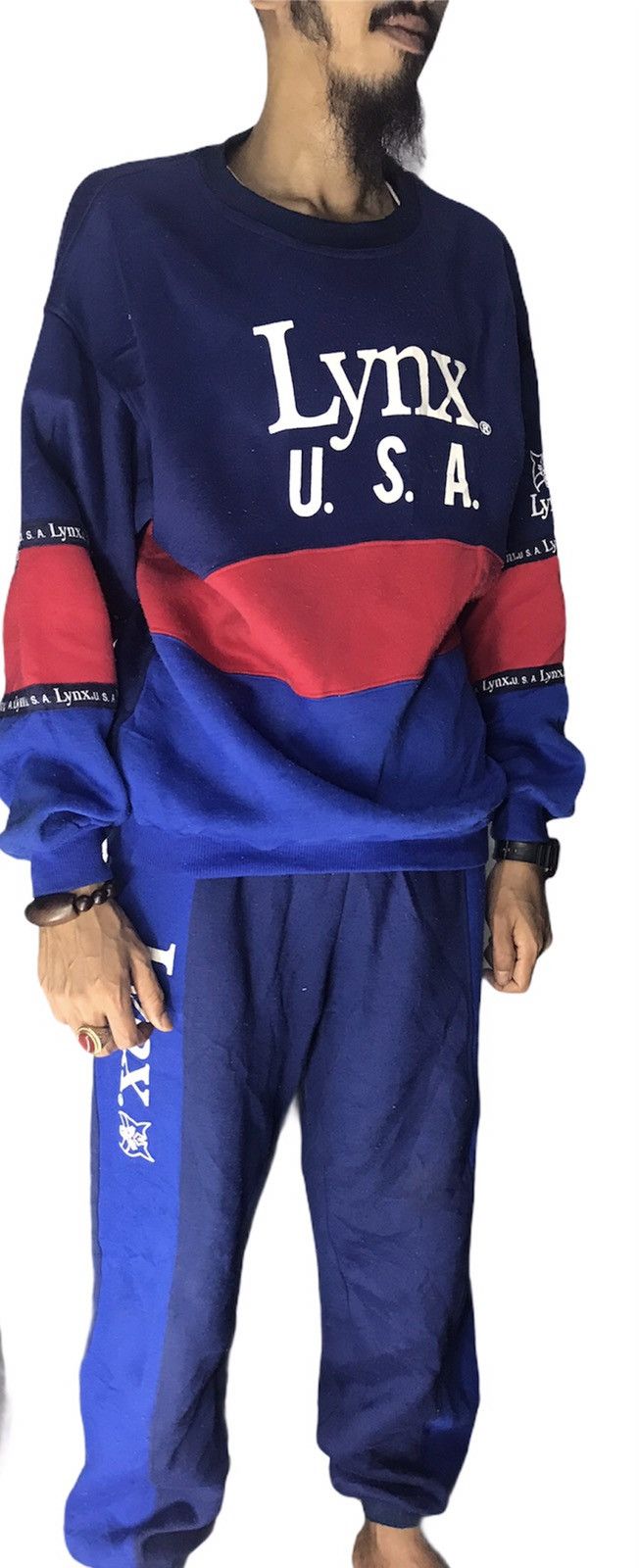 Other One set sweatshirt and joggerpant LYNX u.s.a size L Size US L / EU 52-54 / 3 - 3 Thumbnail