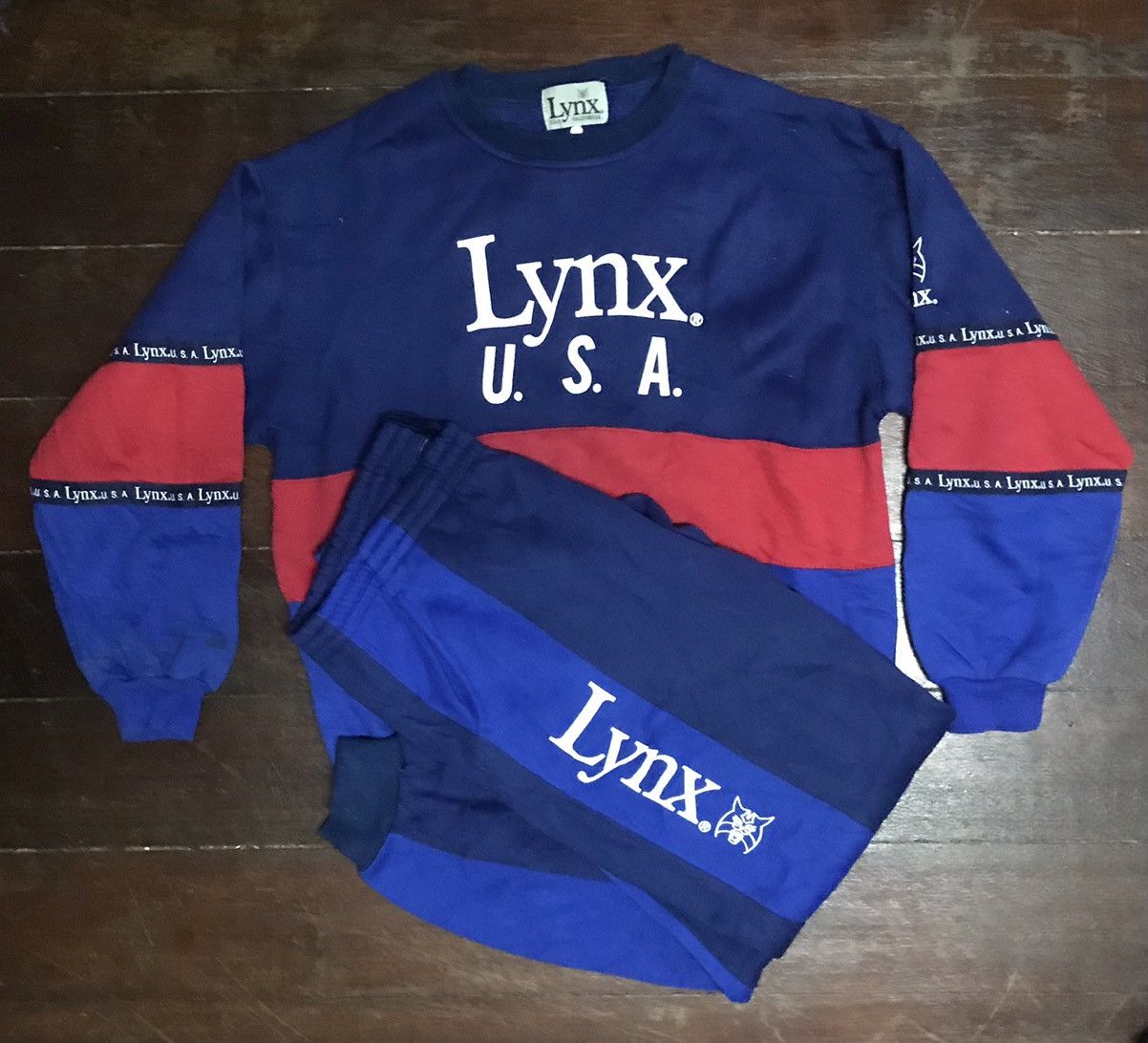 One set sweatshirt and joggerpant LYNX u.s.a size L