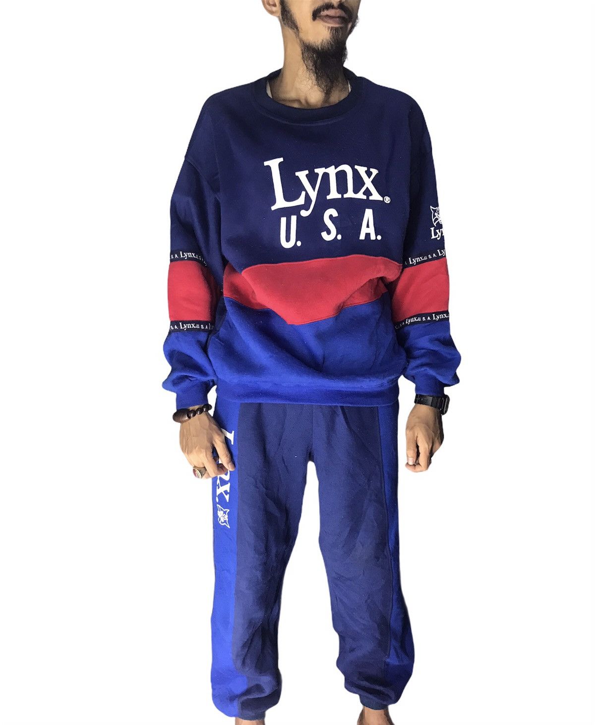 Other One set sweatshirt and joggerpant LYNX u.s.a size L Size US L / EU 52-54 / 3 - 2 Thumbnail