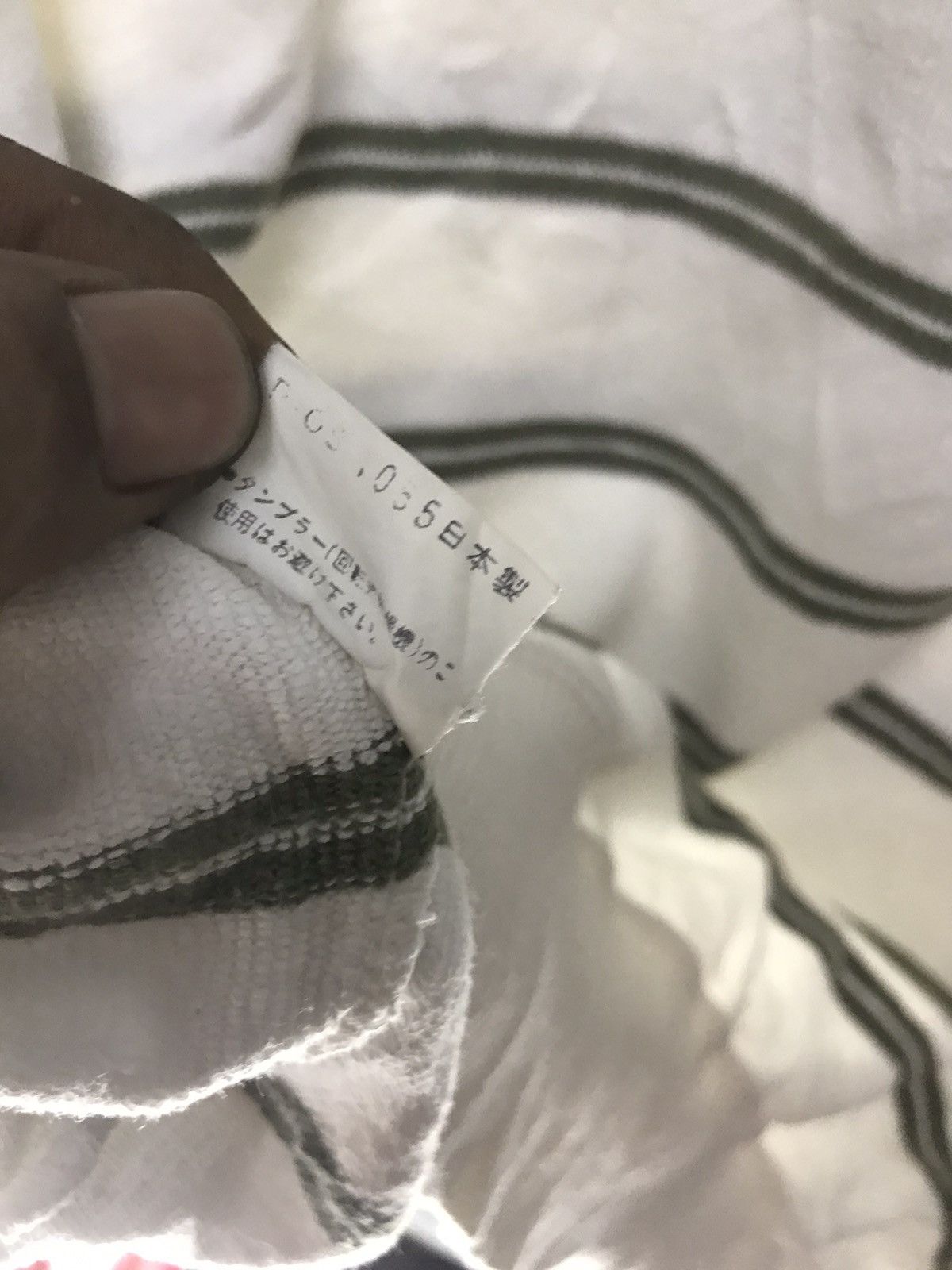 Japanese Brand × Vintage Vintage stripe sweatshirt short sleeve by lerond Size US M / EU 48-50 / 2 - 5 Thumbnail