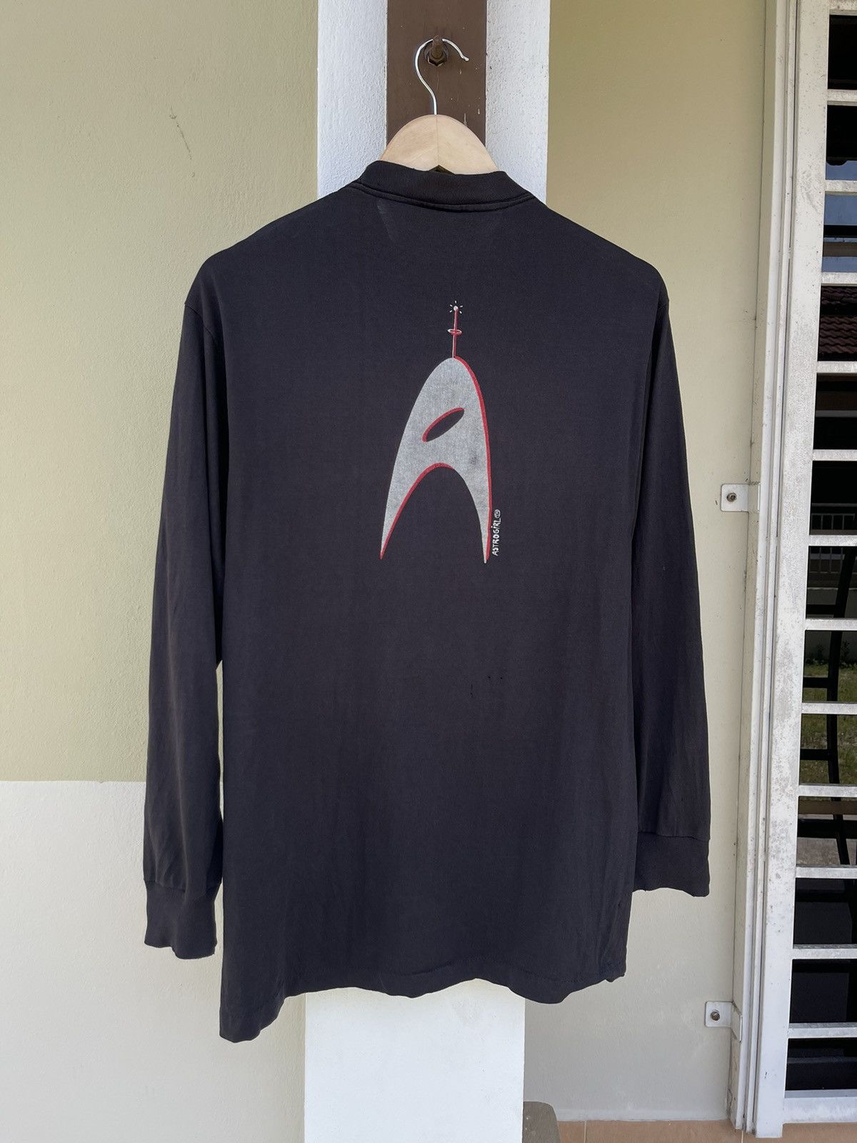 Vintage Rare Vintage 90s Liquid Sky Shirt Rave Astrogirl Raver LS Size US M / EU 48-50 / 2 - 2 Thumbnail