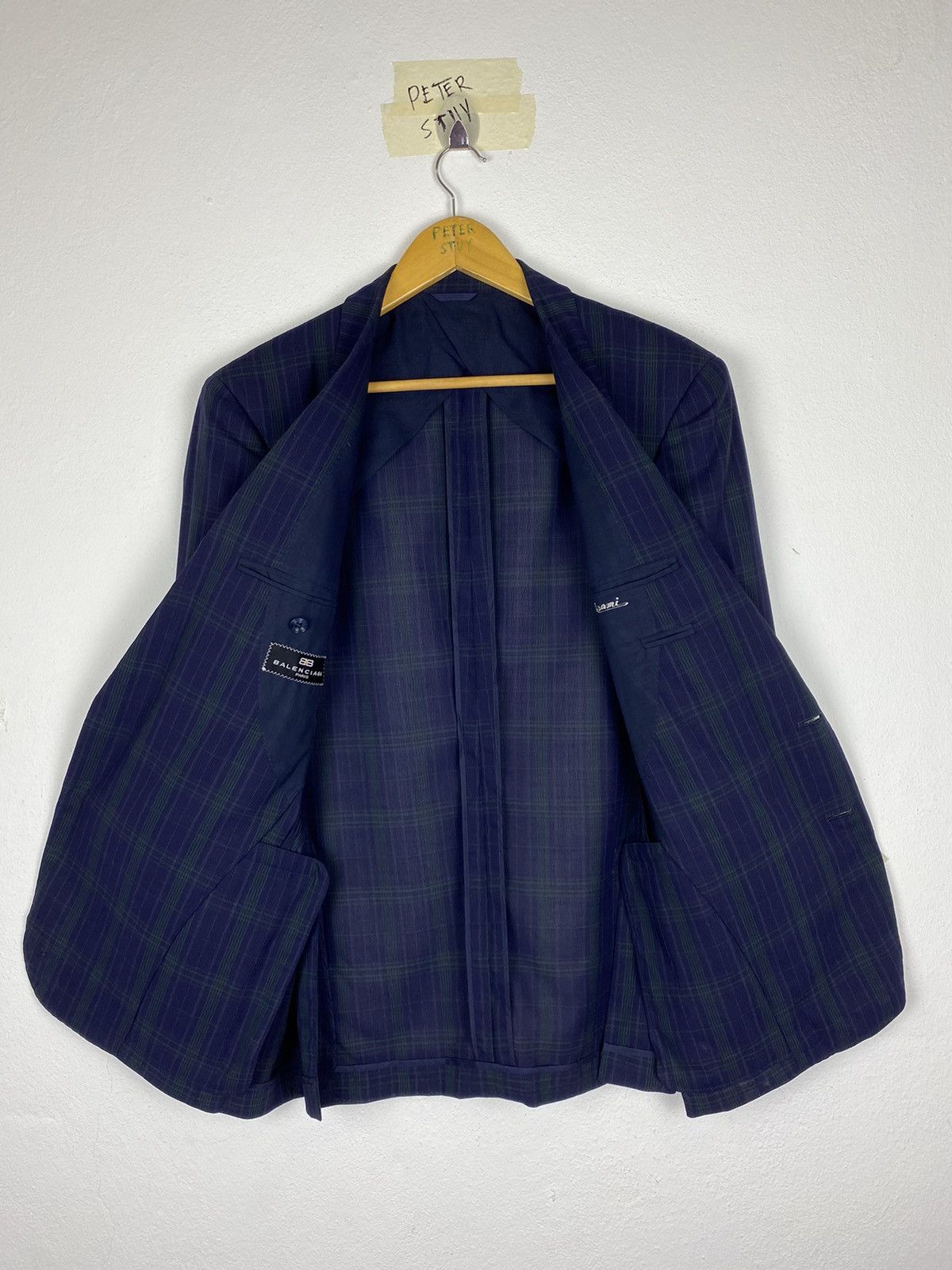 Balenciaga Balenciaga Paris Casual Blazer Flannel Design - Medium Size Size US M / EU 48-50 / 2 - 6 Thumbnail