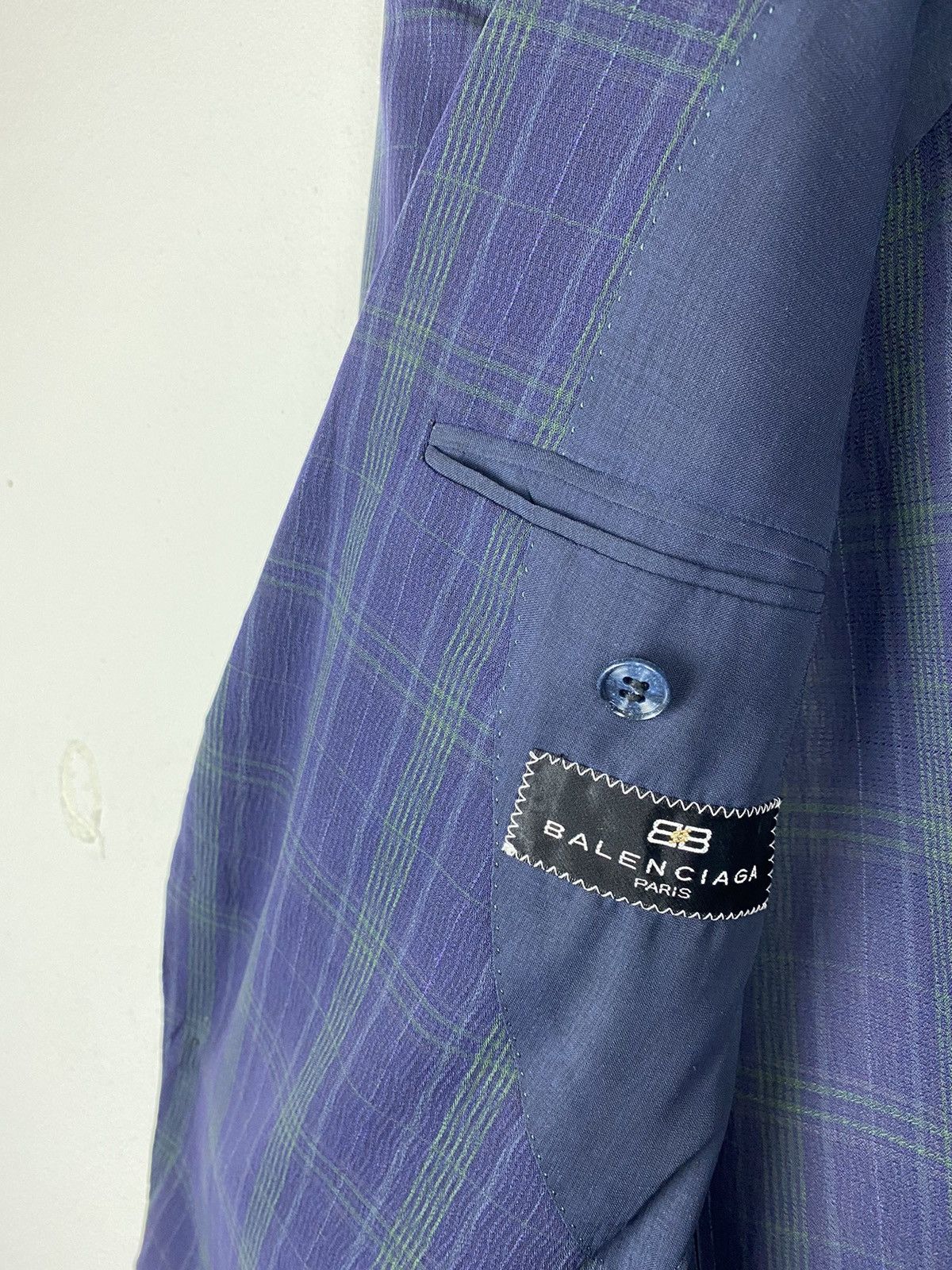Balenciaga Balenciaga Paris Casual Blazer Flannel Design - Medium Size Size US M / EU 48-50 / 2 - 8 Thumbnail
