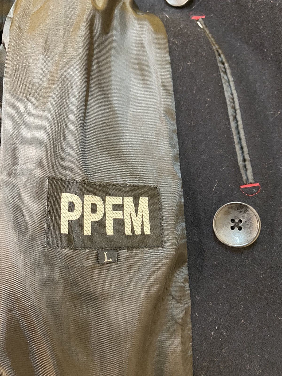 Designer × Japanese Brand × PPFM Casual Coat Double Breast PPFM Rare Japanese Brand Size US M / EU 48-50 / 2 - 9 Thumbnail