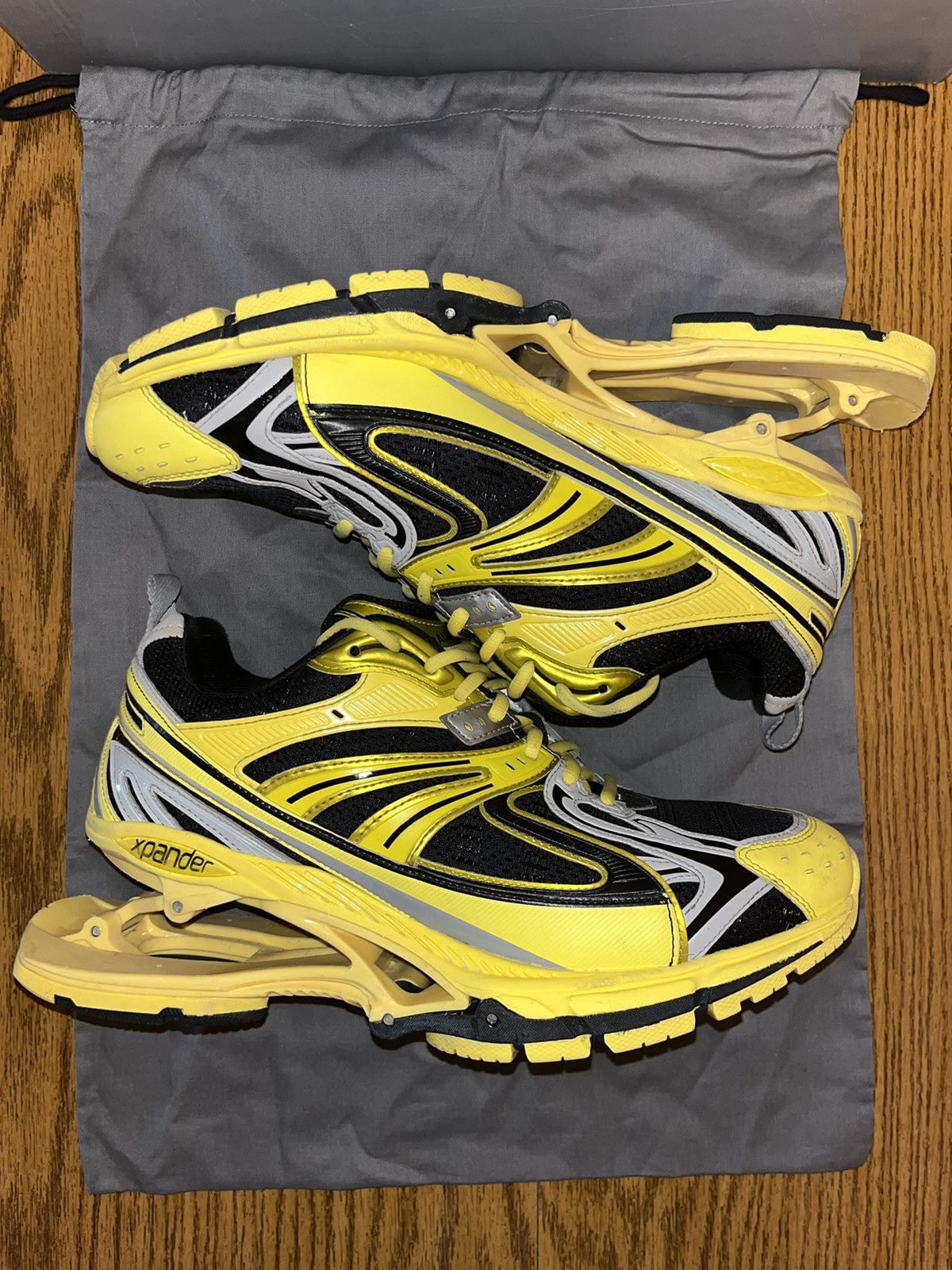 image of Balenciaga X-Pander Sneaker in Yellow, Men's (Size 10)