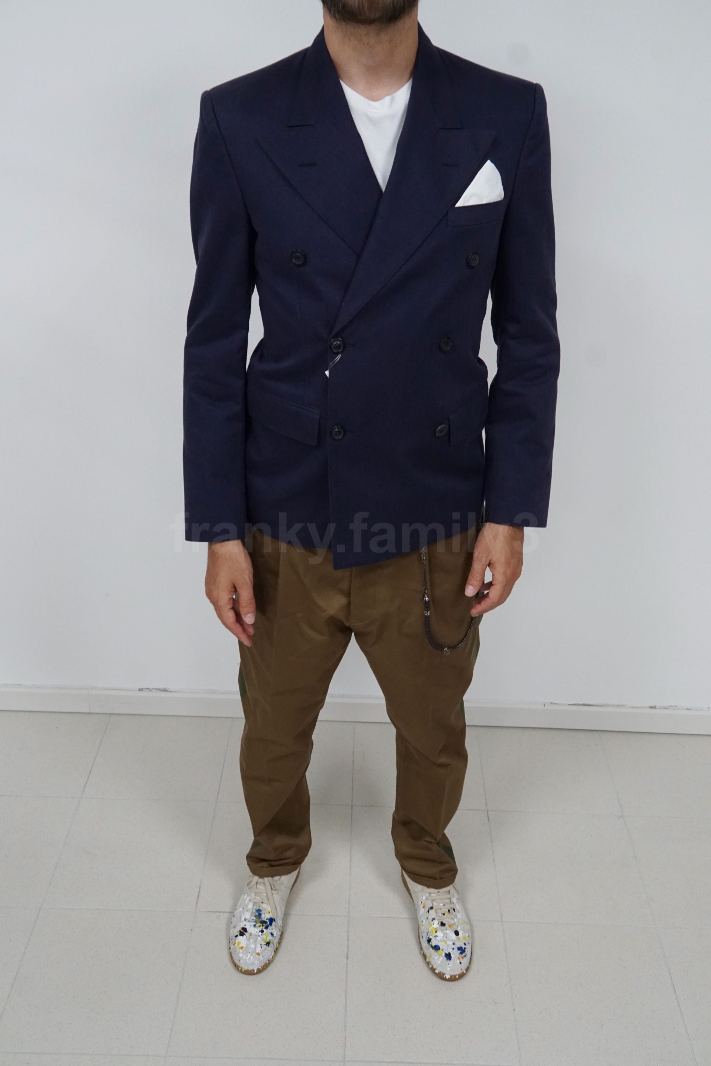 Maison Margiela Margiela double breasted jacket blazer Size 46R - 1 Thumbnail