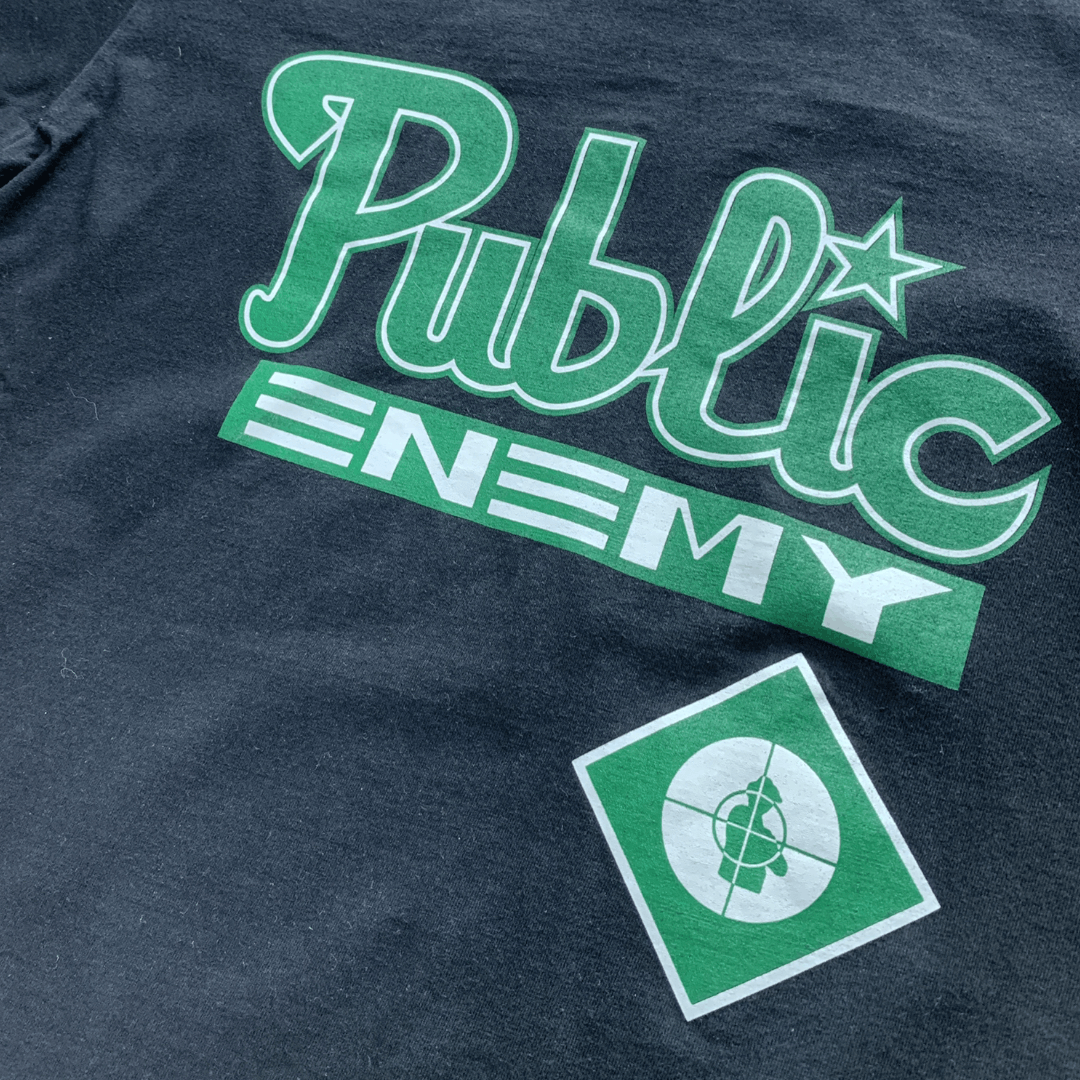 Public Enemy × Rap Tees × Vintage 90s Public Enemy Single Stitch T Shirt Rap Tee Boot Size US M / EU 48-50 / 2 - 2 Thumbnail