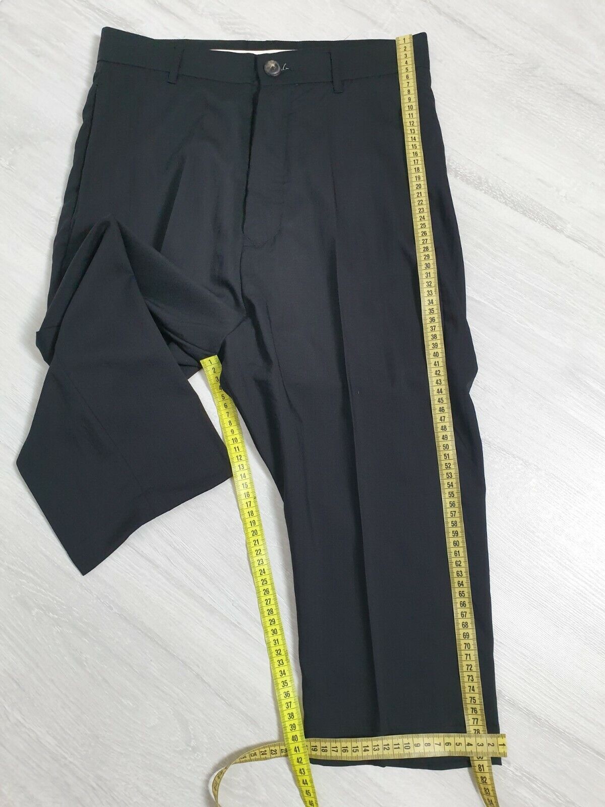 Rick Owens RICK OWENS TROUSERS MIDI-LENGTH WOOL SIZE US 6 D 36 Size 28" / US 6 / IT 42 - 10 Thumbnail